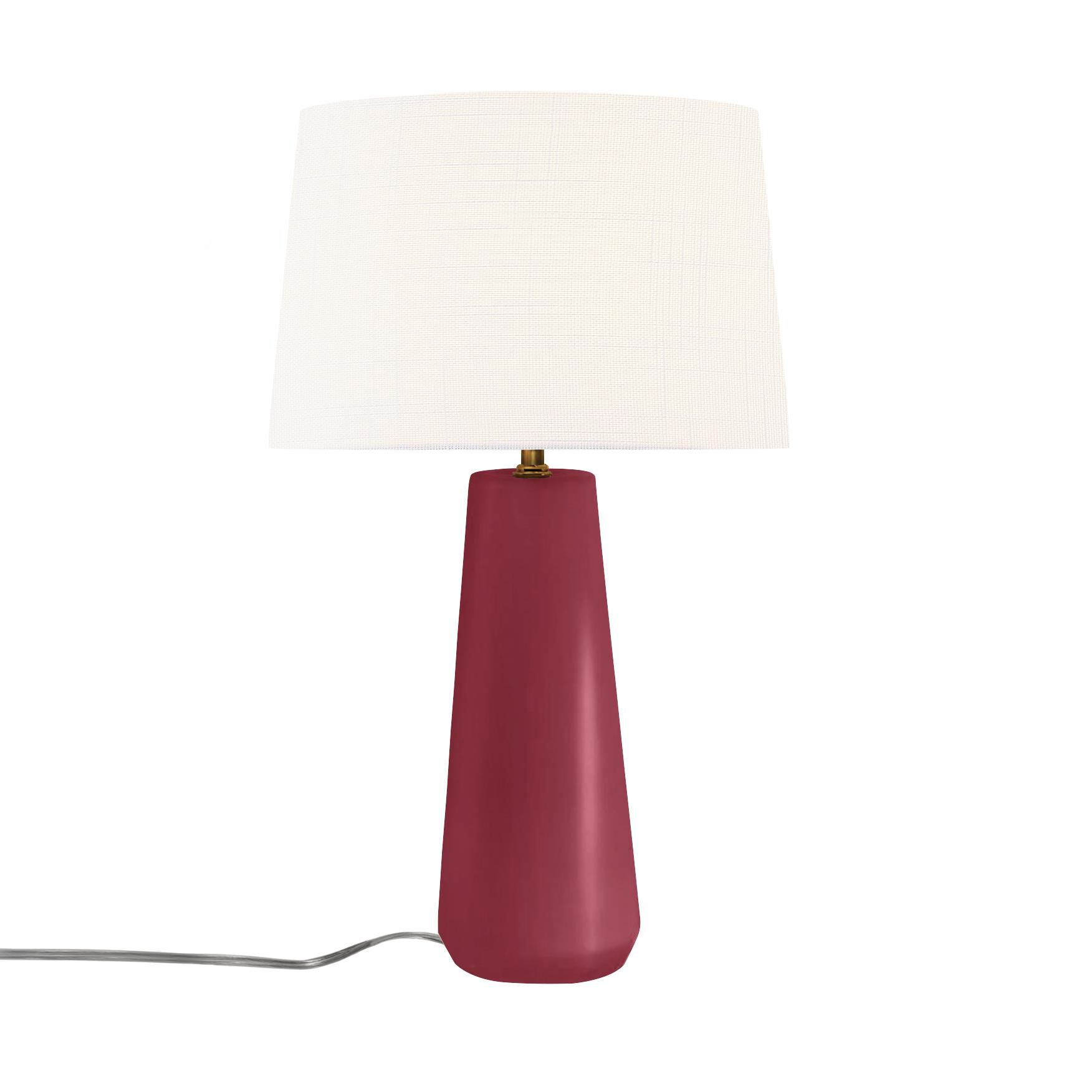 Shown in Cerise finish and White shade