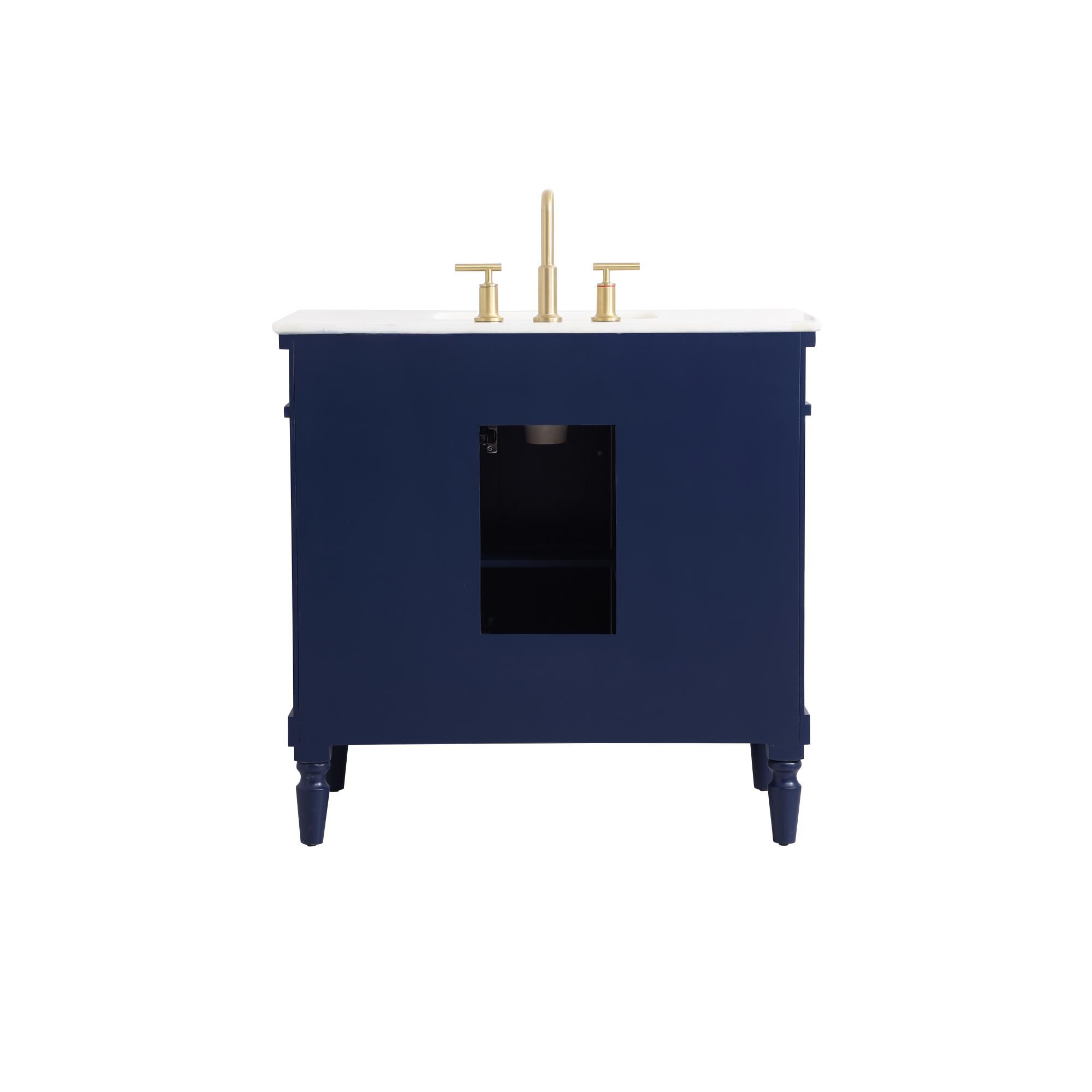 Shown in Blue finish