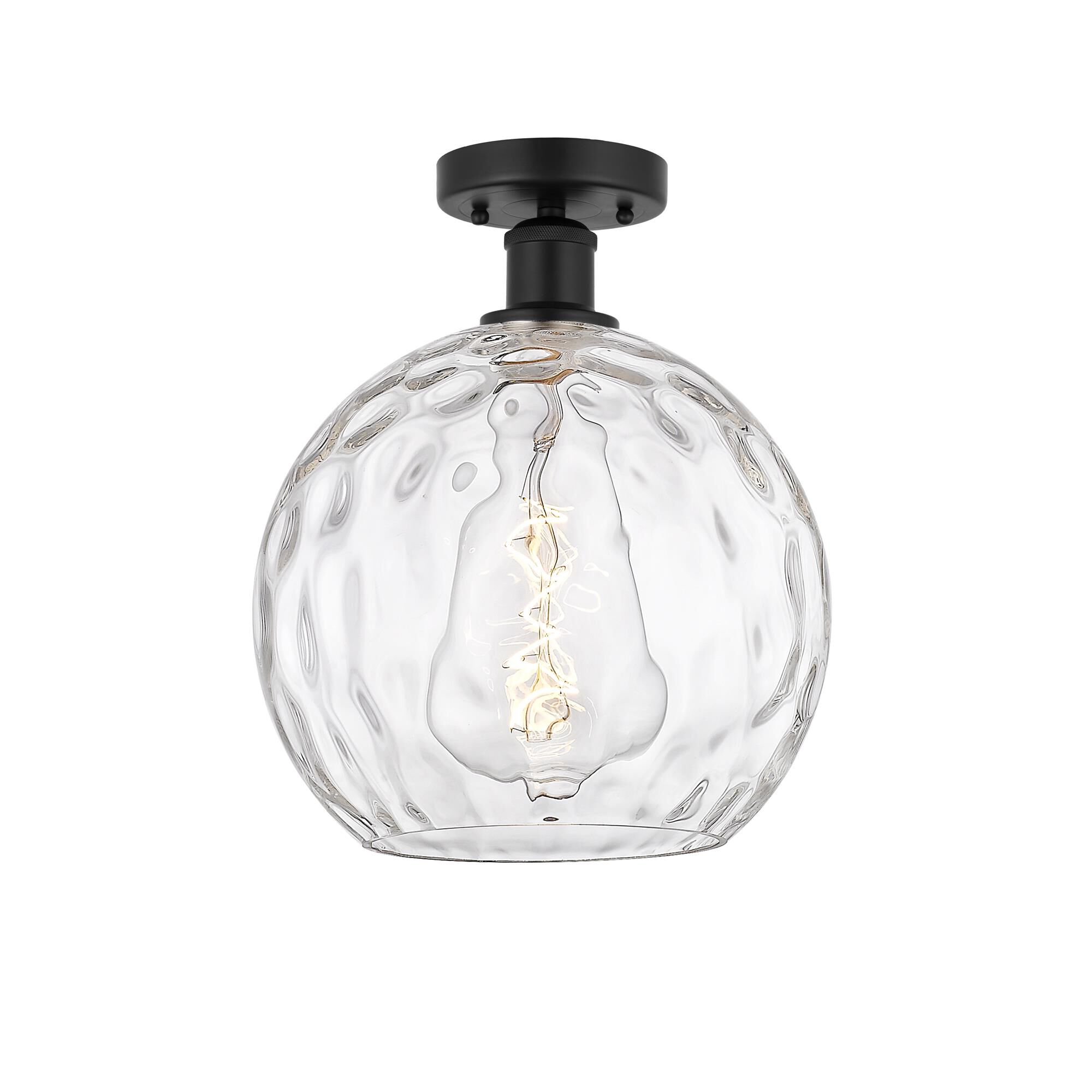 Shown in Matte Black finish and Clear Water glass