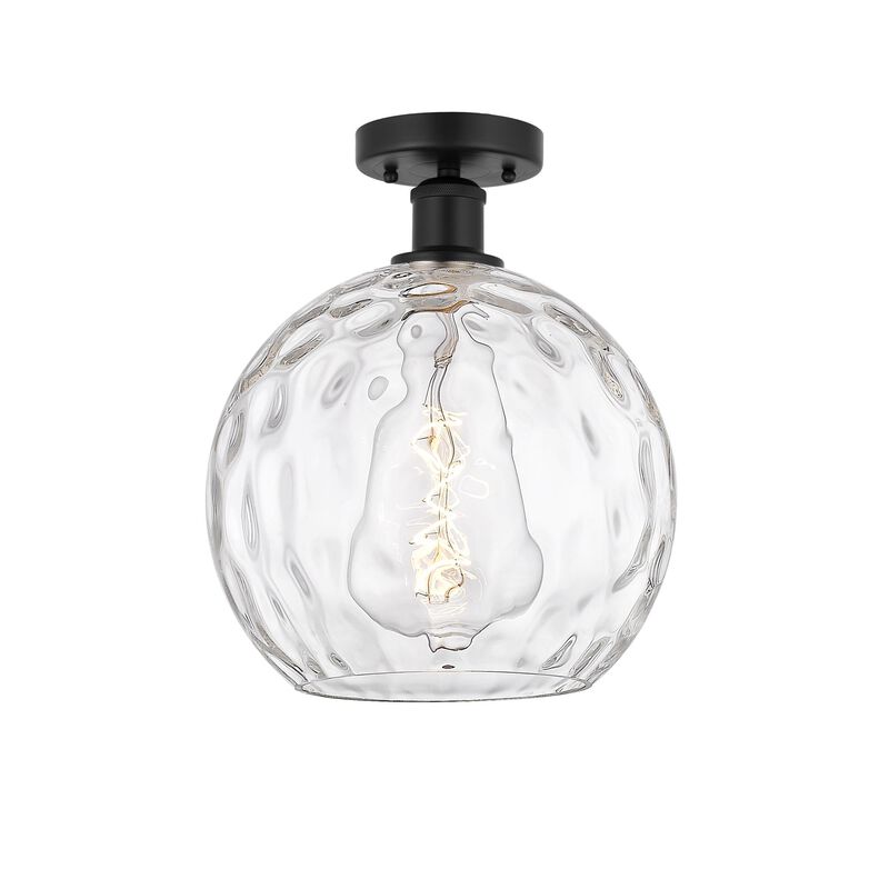 Bruno Marashlian Athens Water Glass 10 Inch 1 Light Semi Flush Mount by Innovations Lighting