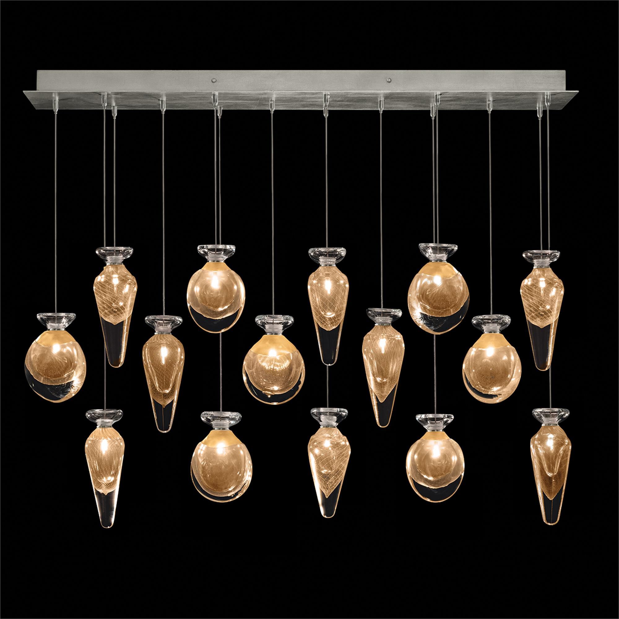 Shown in Silver finish and Gold Mix glass