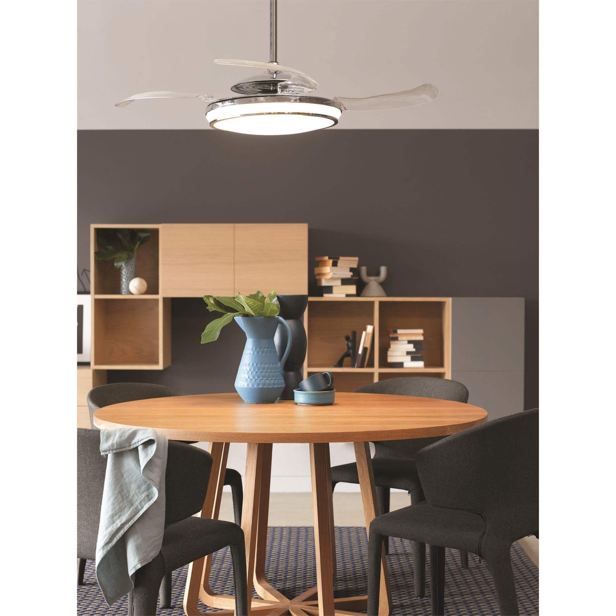 Shown in Brushed Chrome finish
