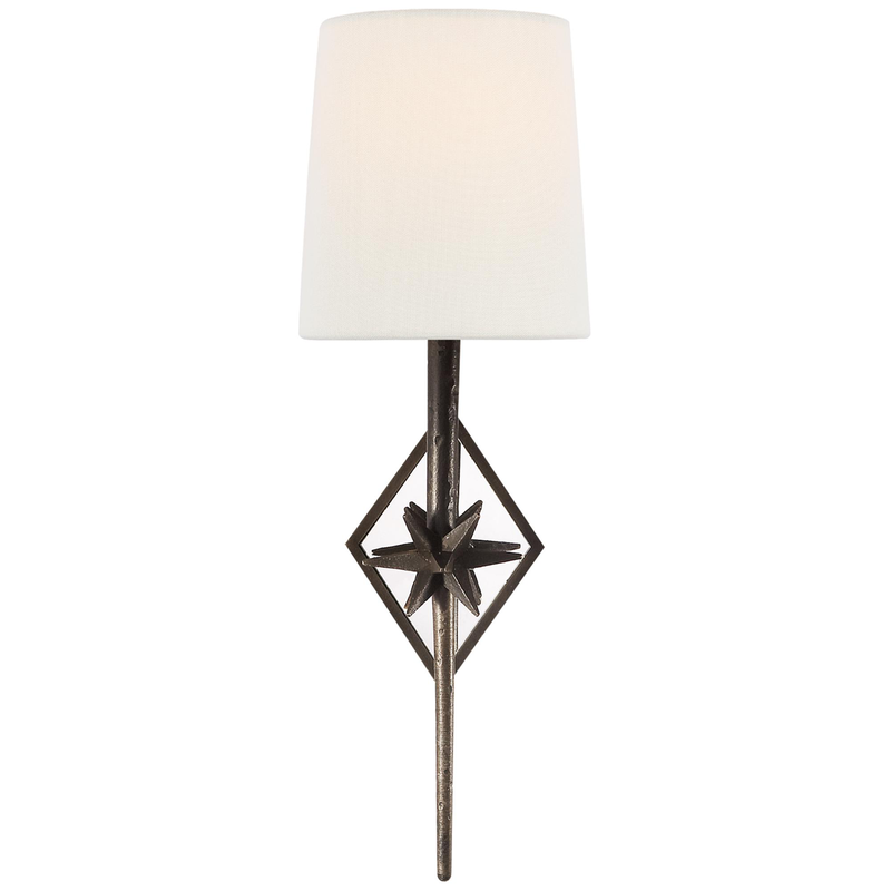 Visual Comfort Signature Collection Ian K. Fowler Etoile 16 Inch Wall Sconce