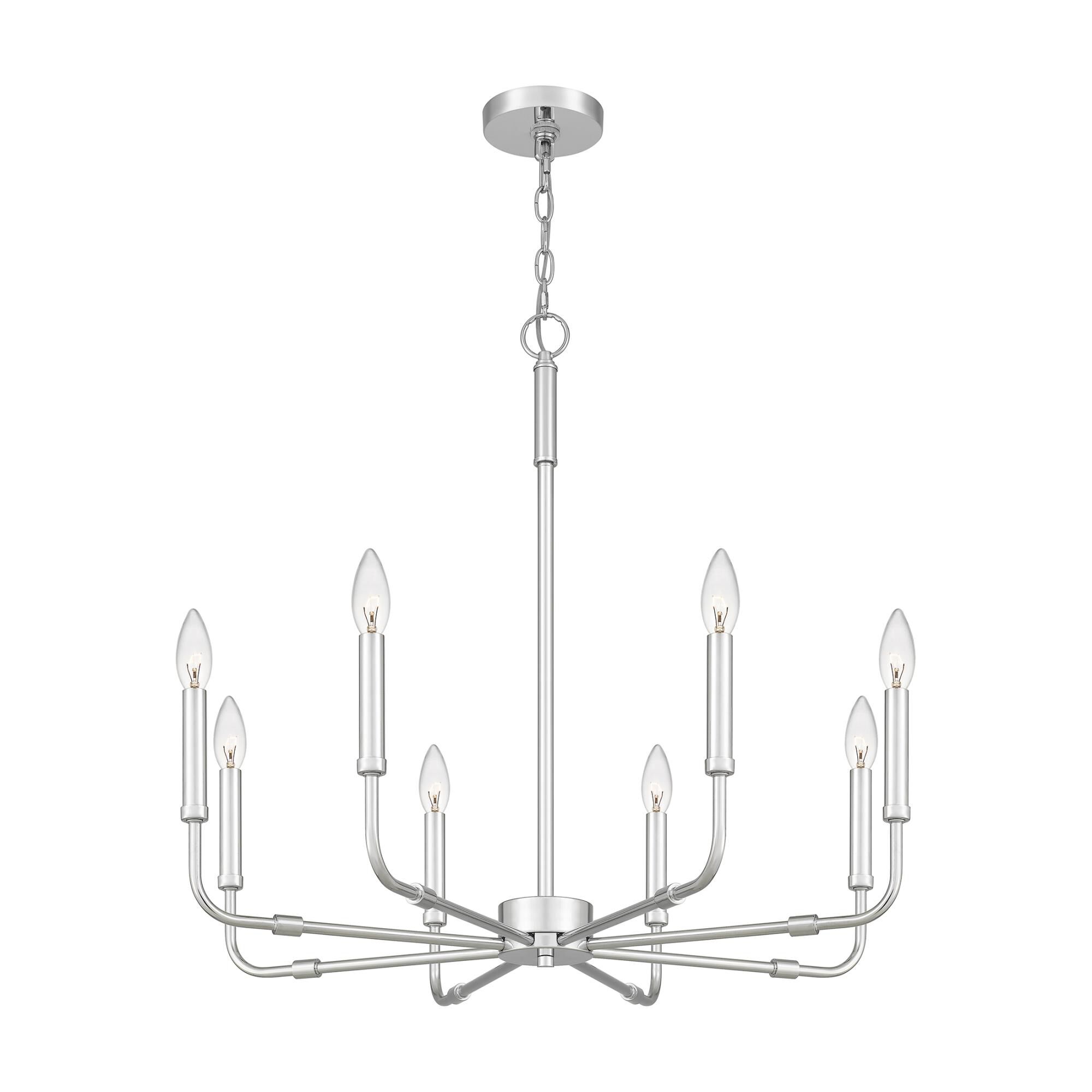 Abner 28 Inch 8 Light Chandelier by Quoizel