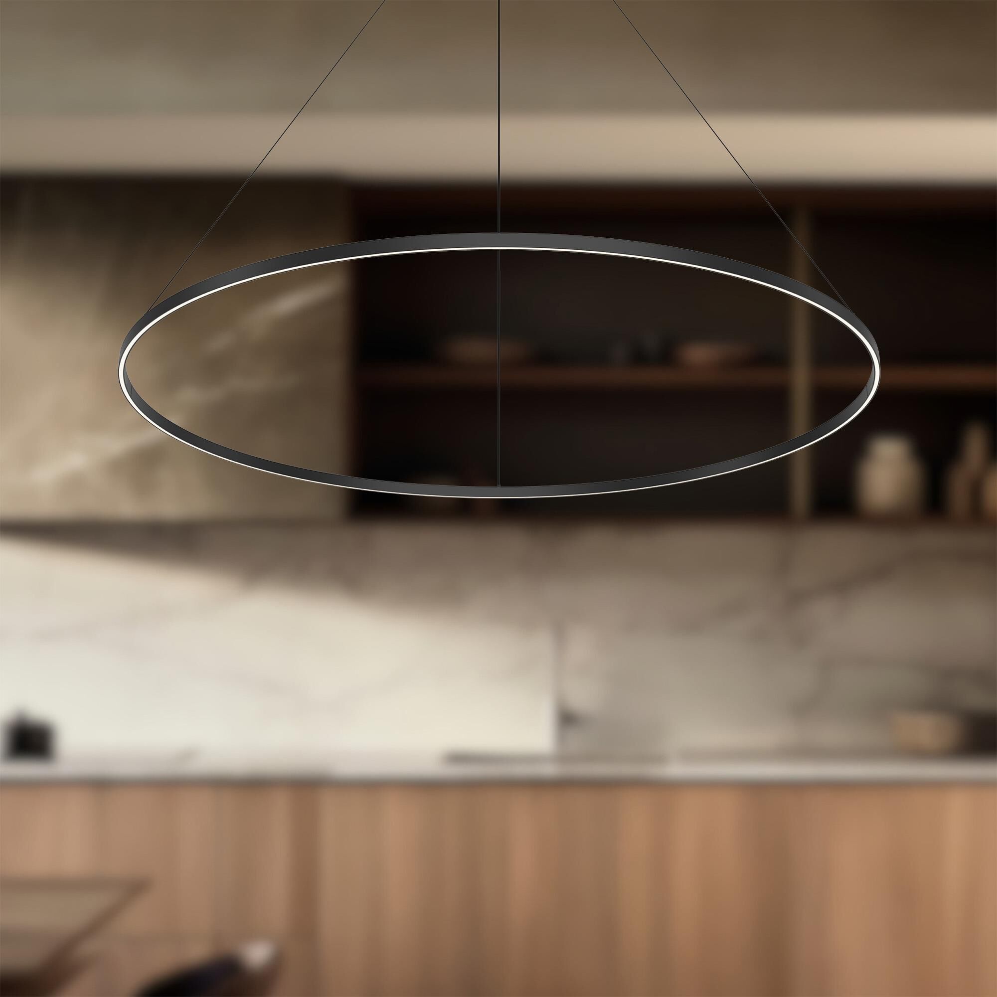 Cerchio 71 Inch Large Pendant by Kuzco Lighting