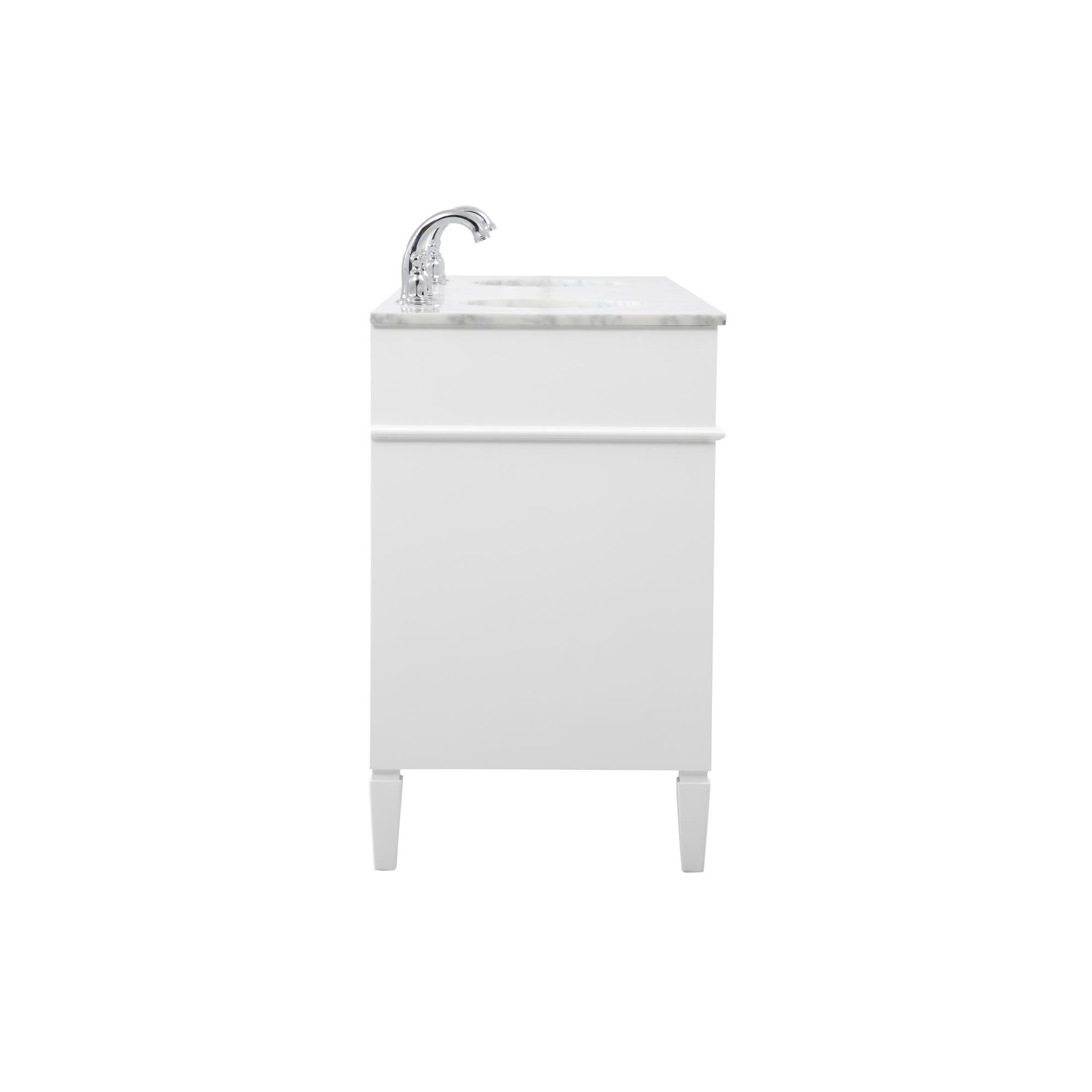 Shown in White finish