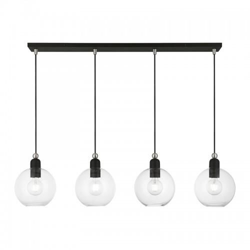 Downtown 43 Inch 4 Light Linear Suspension Light by Livex Lighting