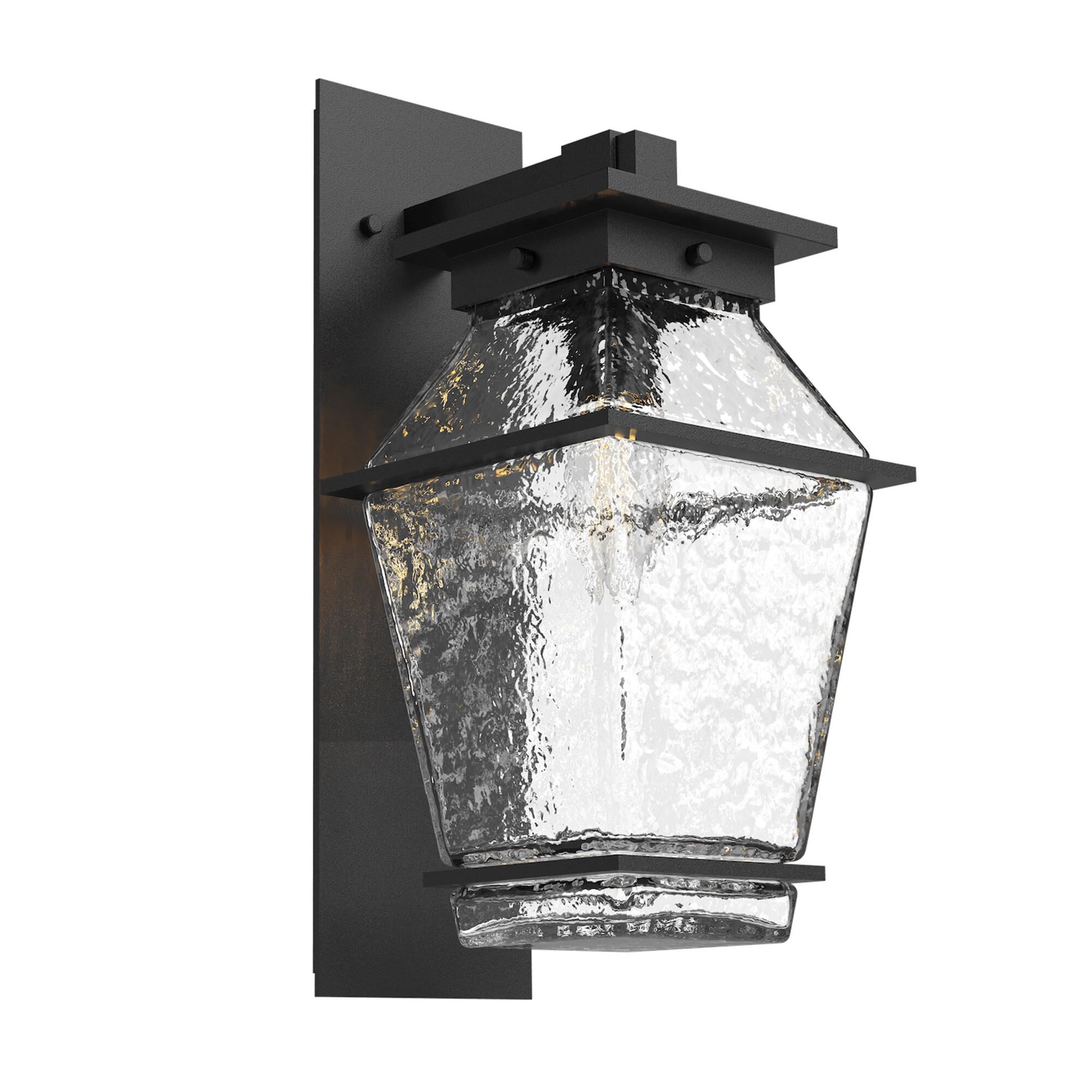 Shown in Textured Black finish and Clear glass