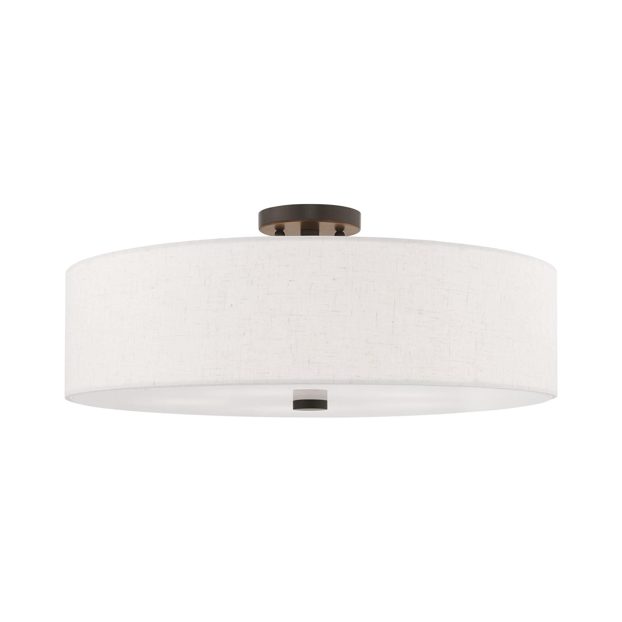 Monroe 22 Inch Semi Flush Mount by Livex Lighting