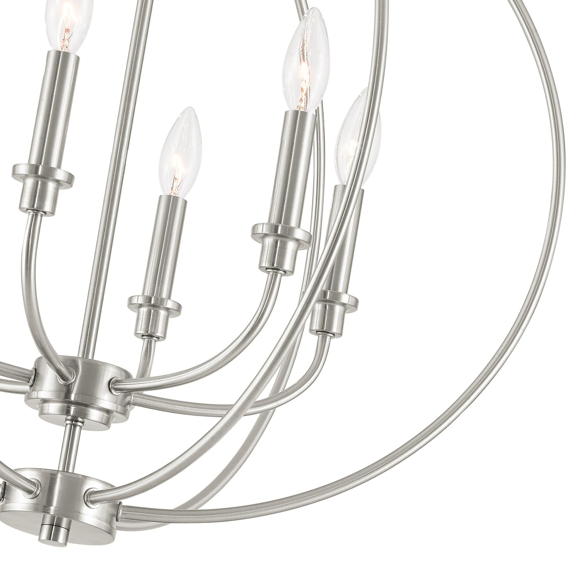 Shown in Brushed Nickel finish