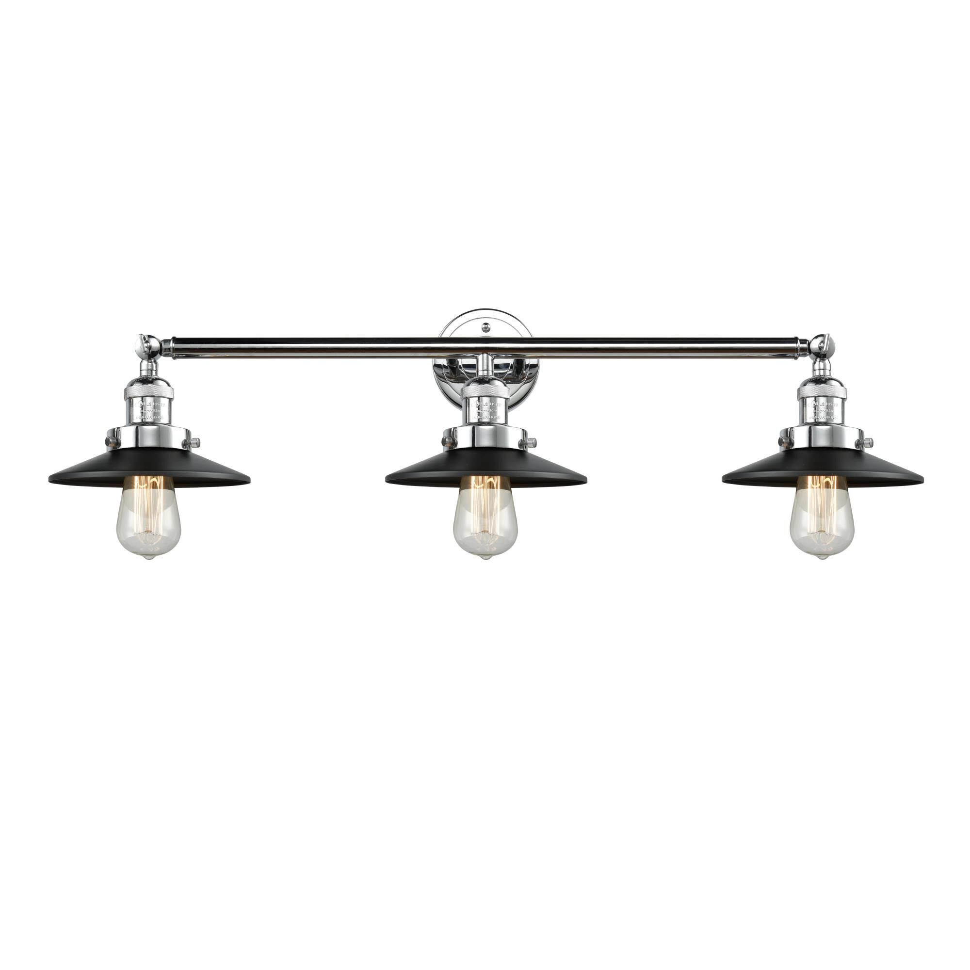 Bruno Marashlian Railroad 32 Inch 3 Light LED Bath Vanity Light by Innovations Lighting