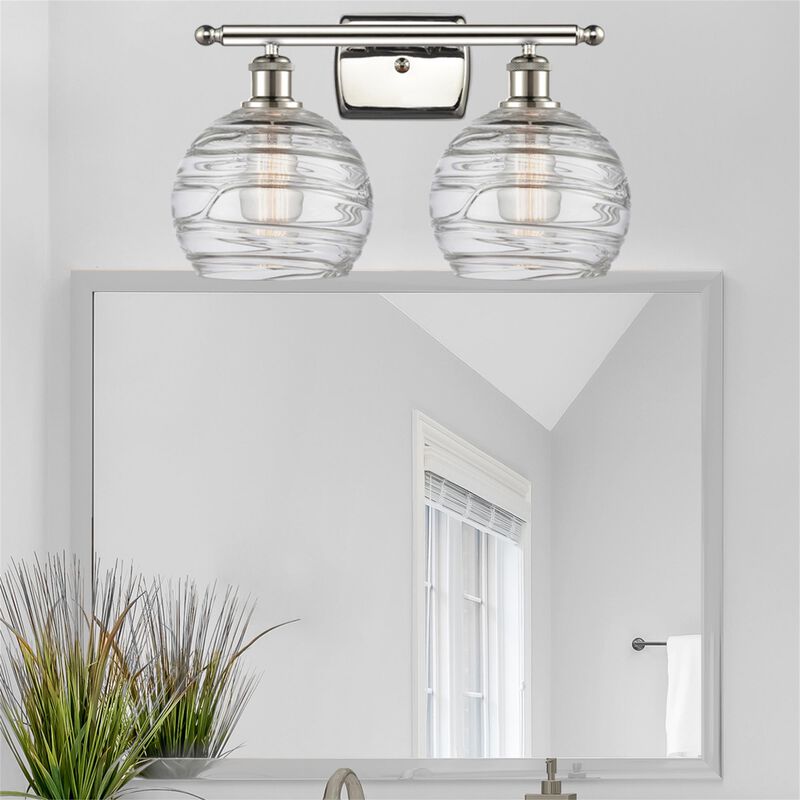 Bruno Marashlian Athens Deco Swirl 18 Inch Bath Vanity Light by Innovations Lighting