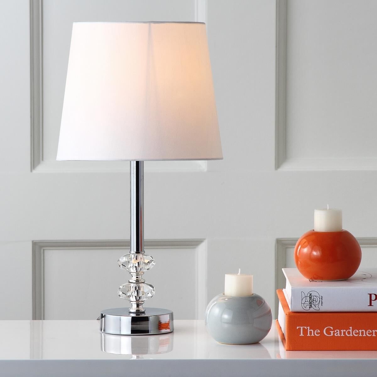 Ashford Crystal Dark 16 Inch Accent Lamp by Safavieh