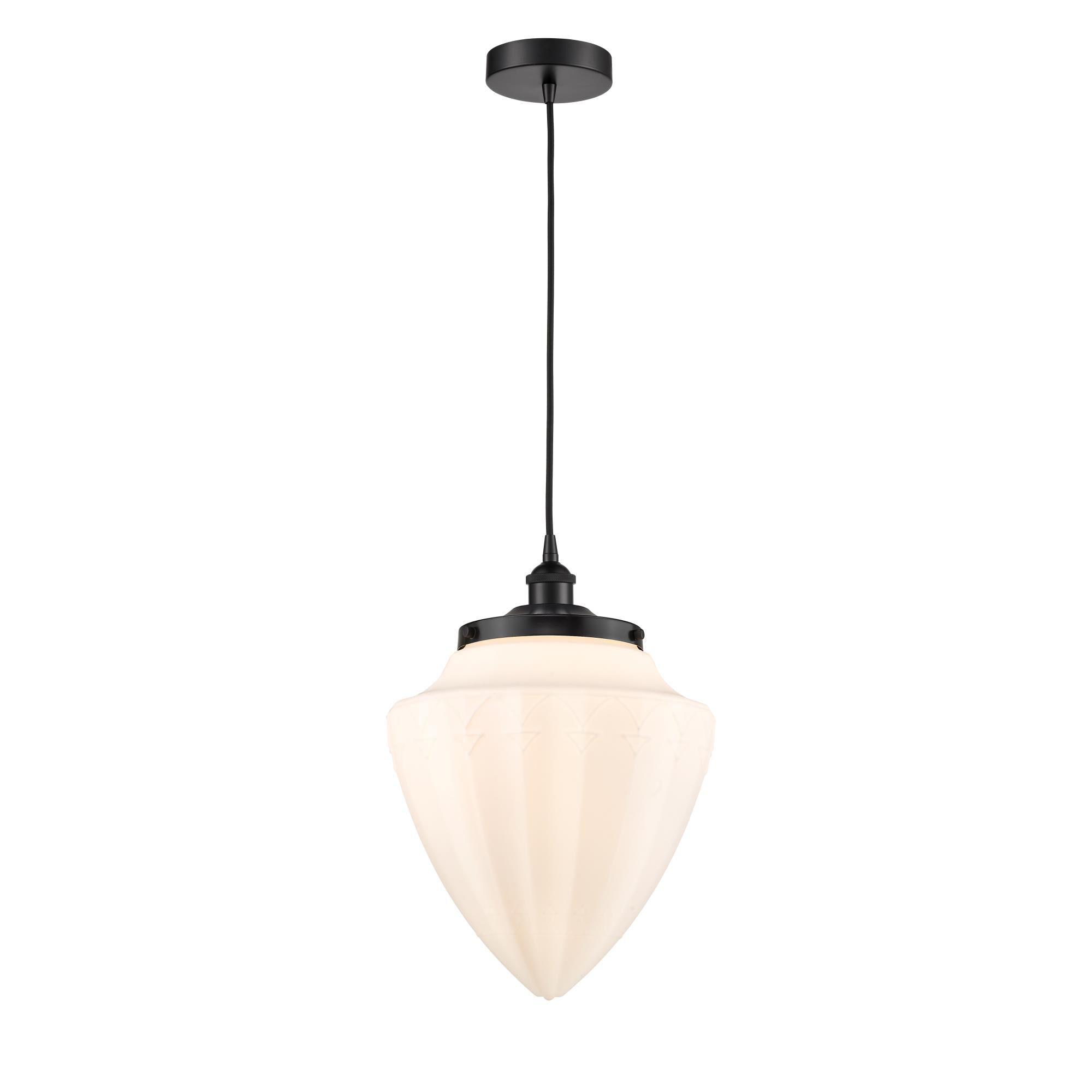 Shown in Matte Black finish and Matte White Cased Large Bullet glass