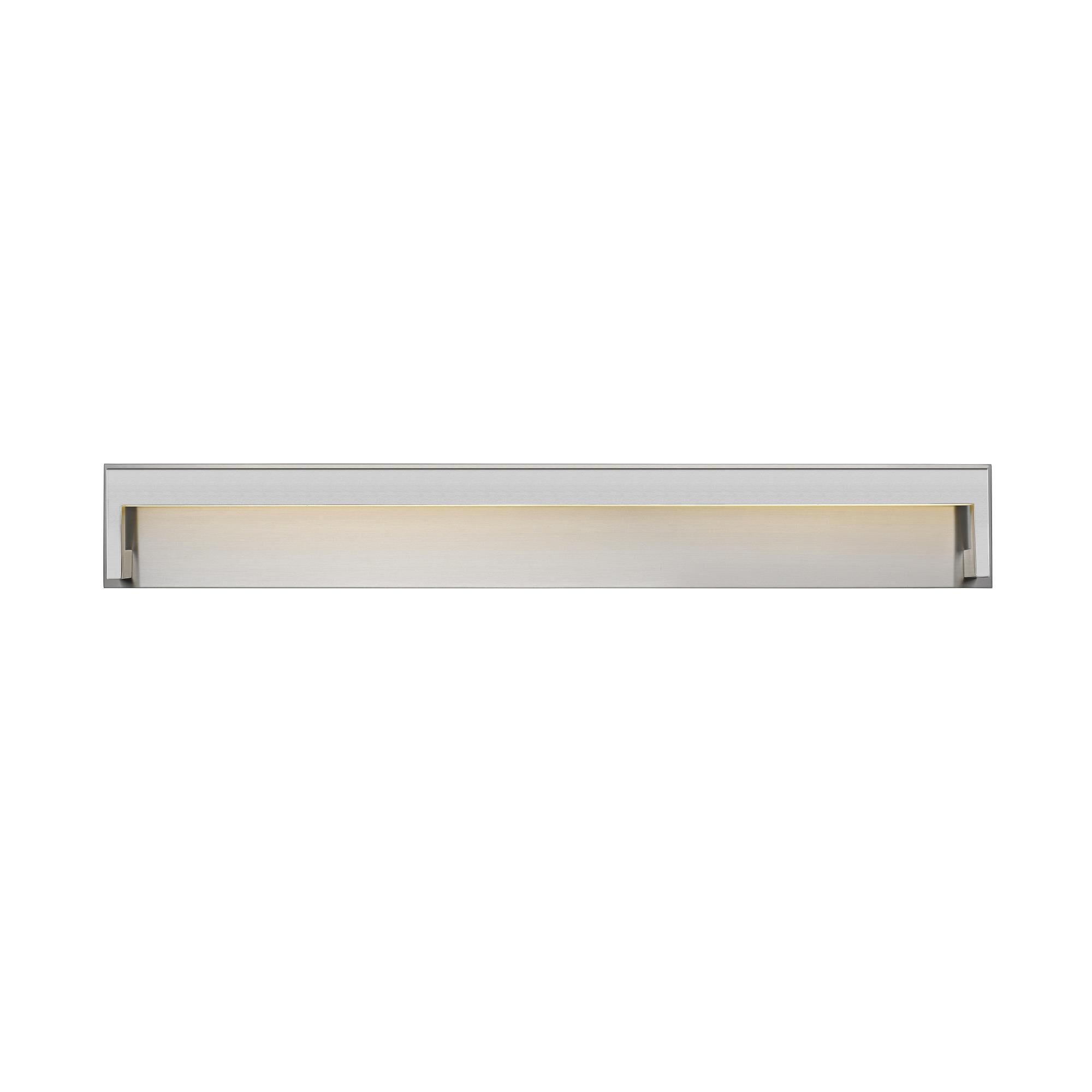 Shown in Brushed Nickel finish and Acrylic glass and Acrylic shade