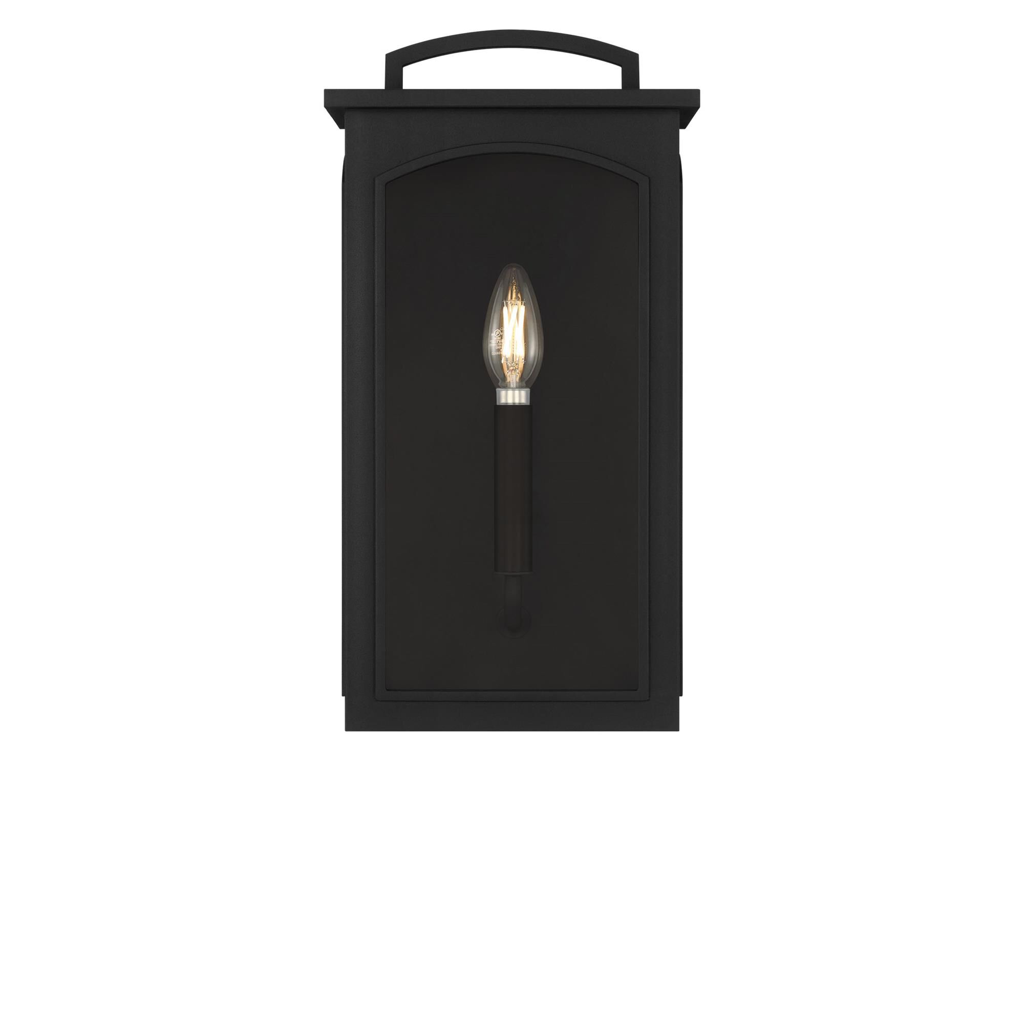 Shown in Textured Black finish and Clear glass