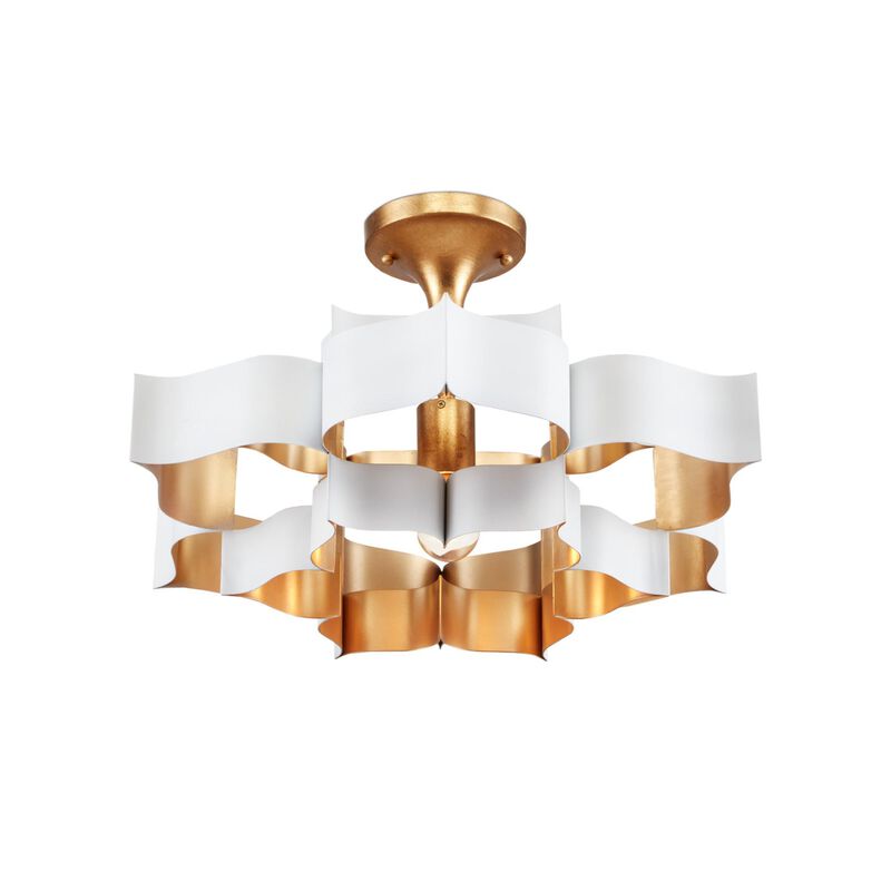 Grand Lotus 20 Inch Mini Chandelier by Currey and Company
