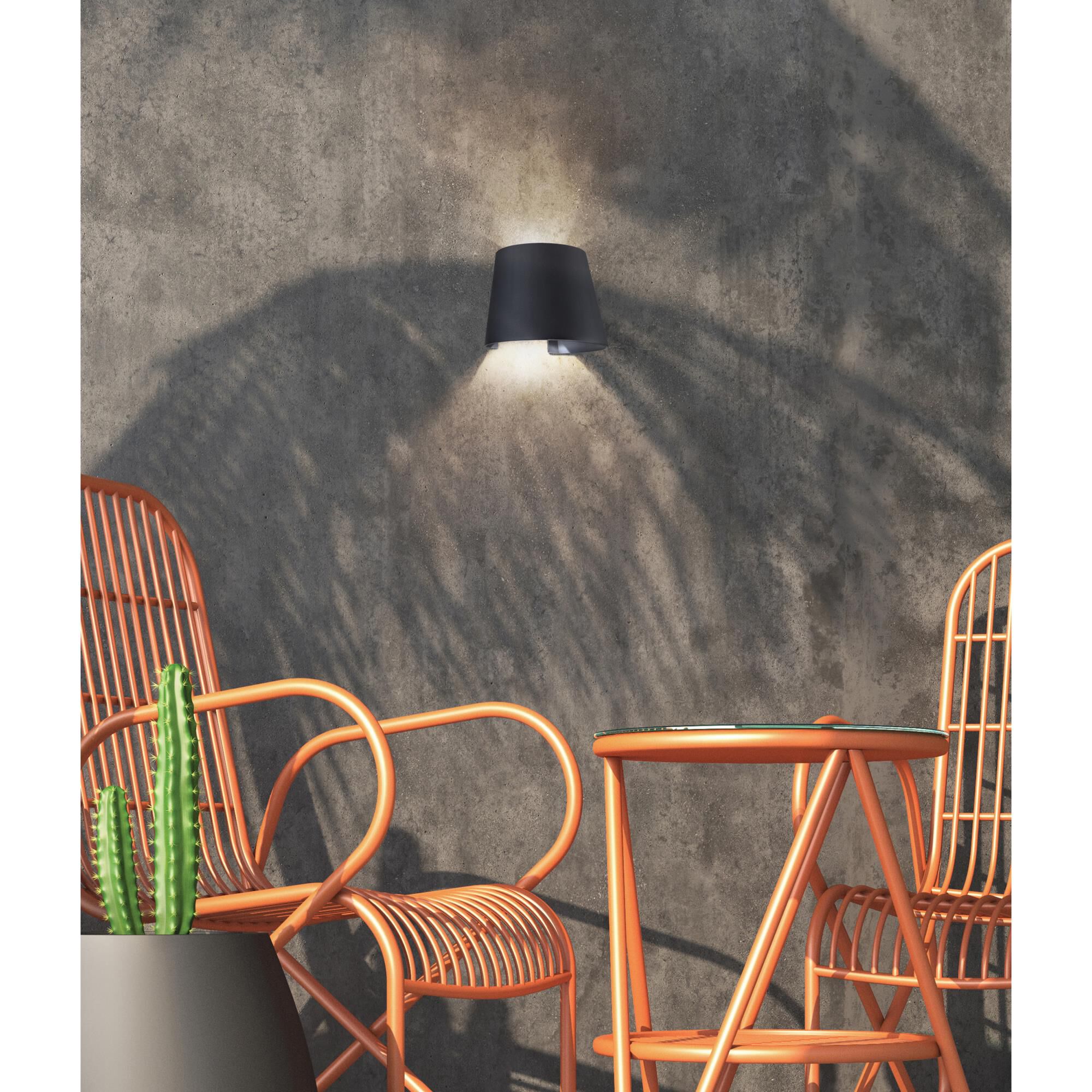 Cone 6 Inch Tall 2 Light LED Outdoor Wall Light by Access Lighting