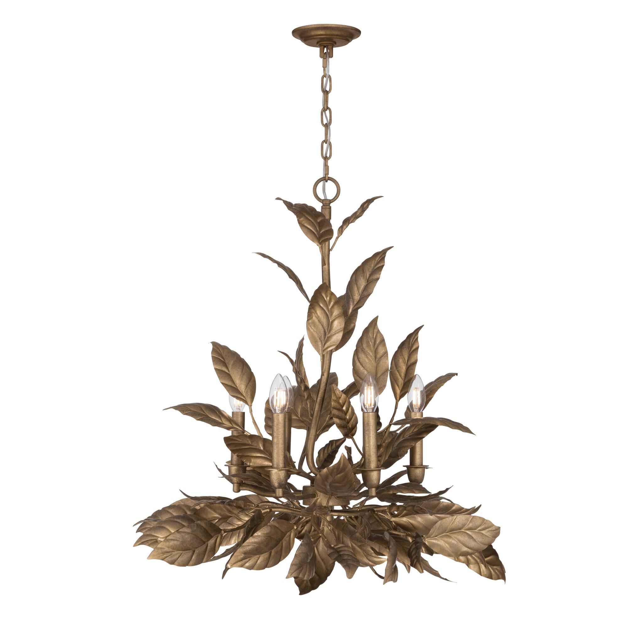 Shown in Weathered Gold finish