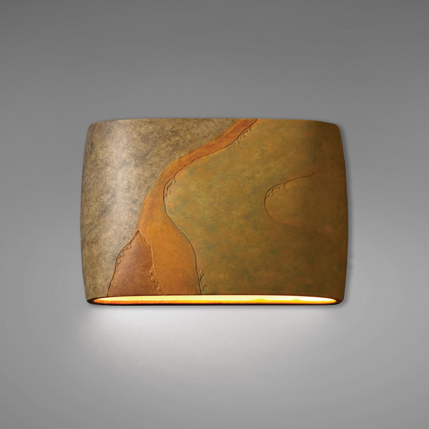 Ambiance 9 Inch Tall 2 Light LED Outdoor Wall Light by Justice Design Group