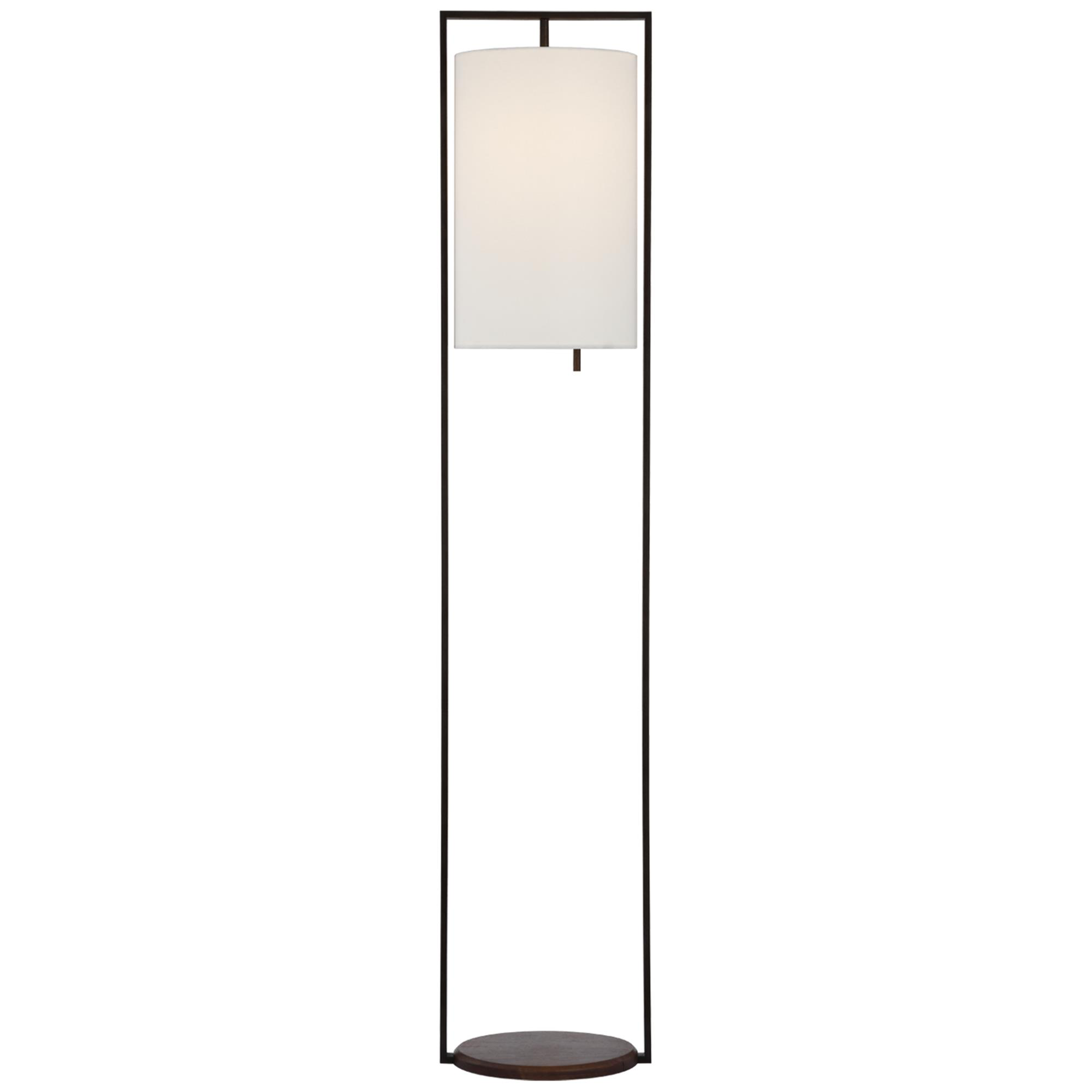 Shown in Warm Iron and Dark Walnut finish