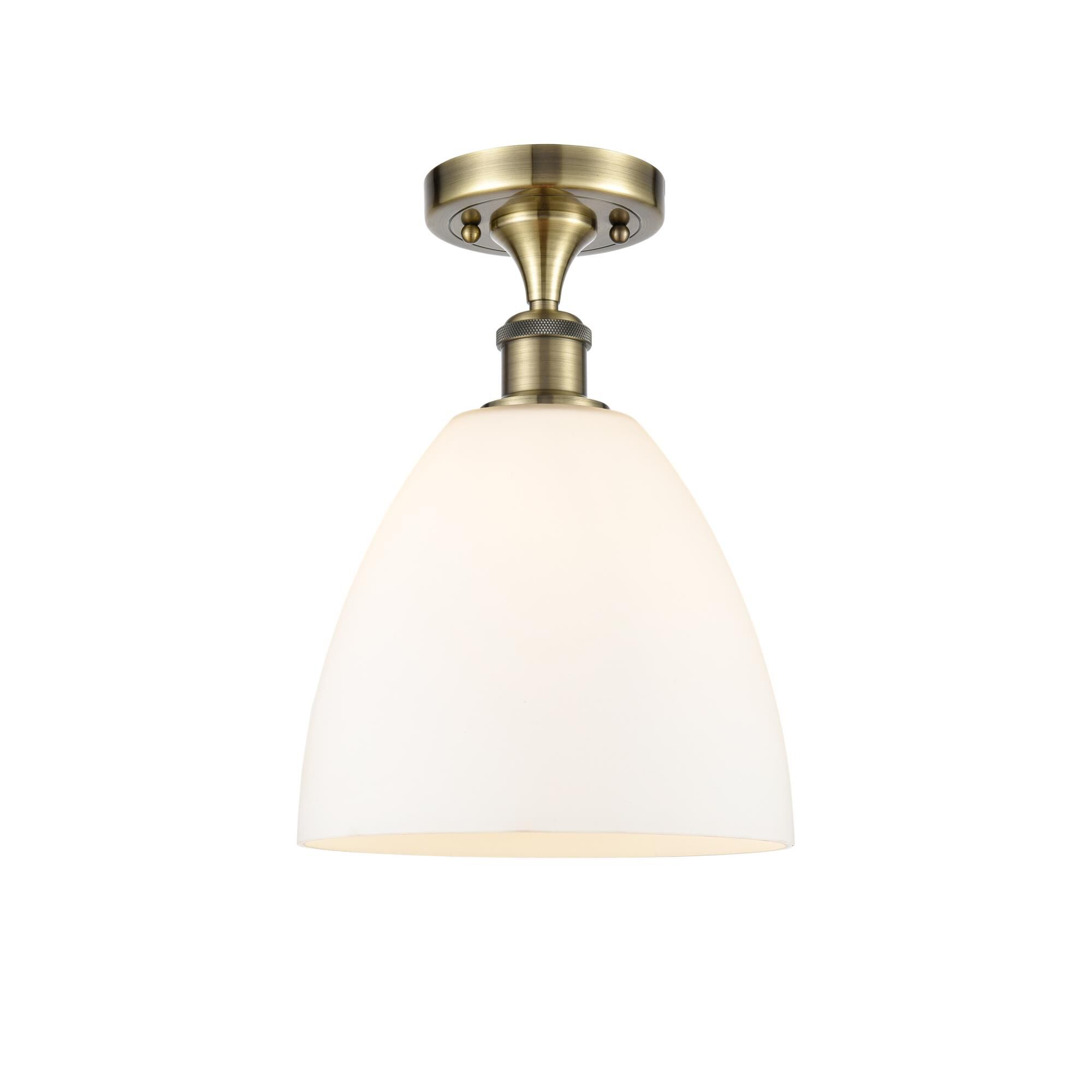 Bruno Marashlian Ballston Dome 9 Inch 1 Light Semi Flush Mount by Innovations Lighting