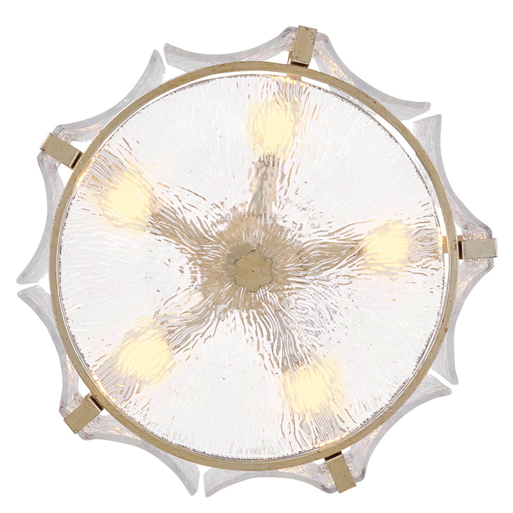 Florian 20 Inch 5 Light Semi Flush Mount,