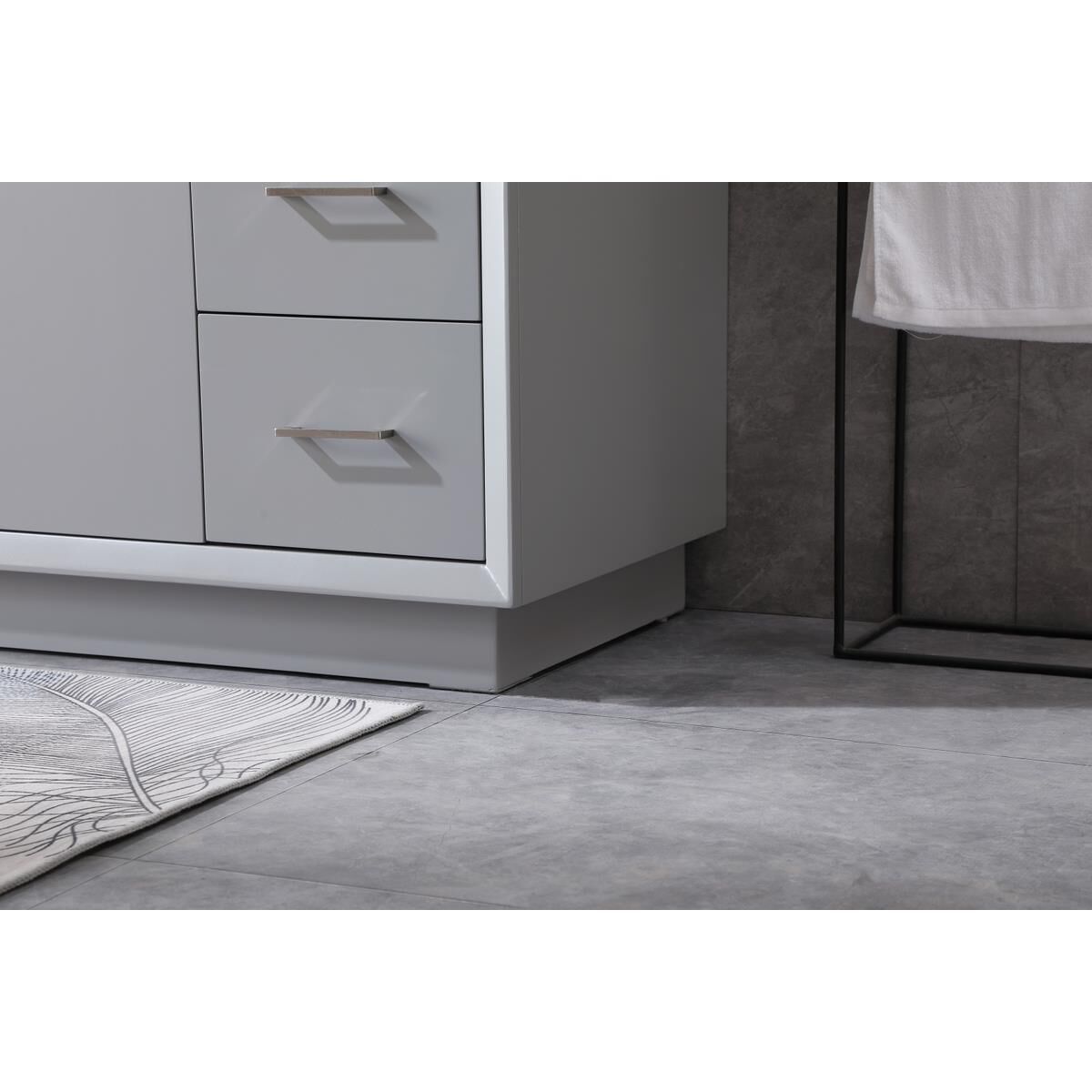 Shown in Grey finish