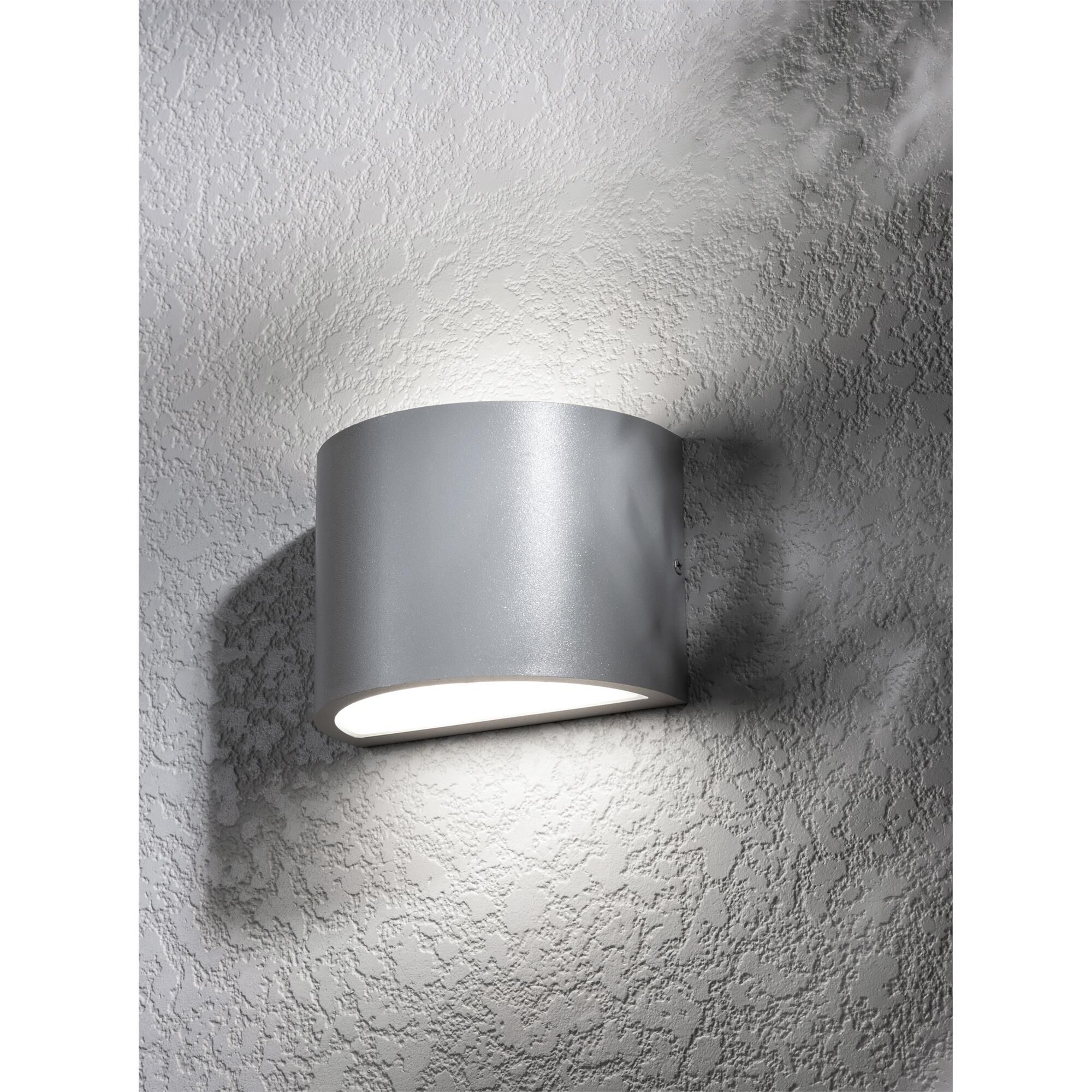 Shown in Textured Grey finish and Frosted glass