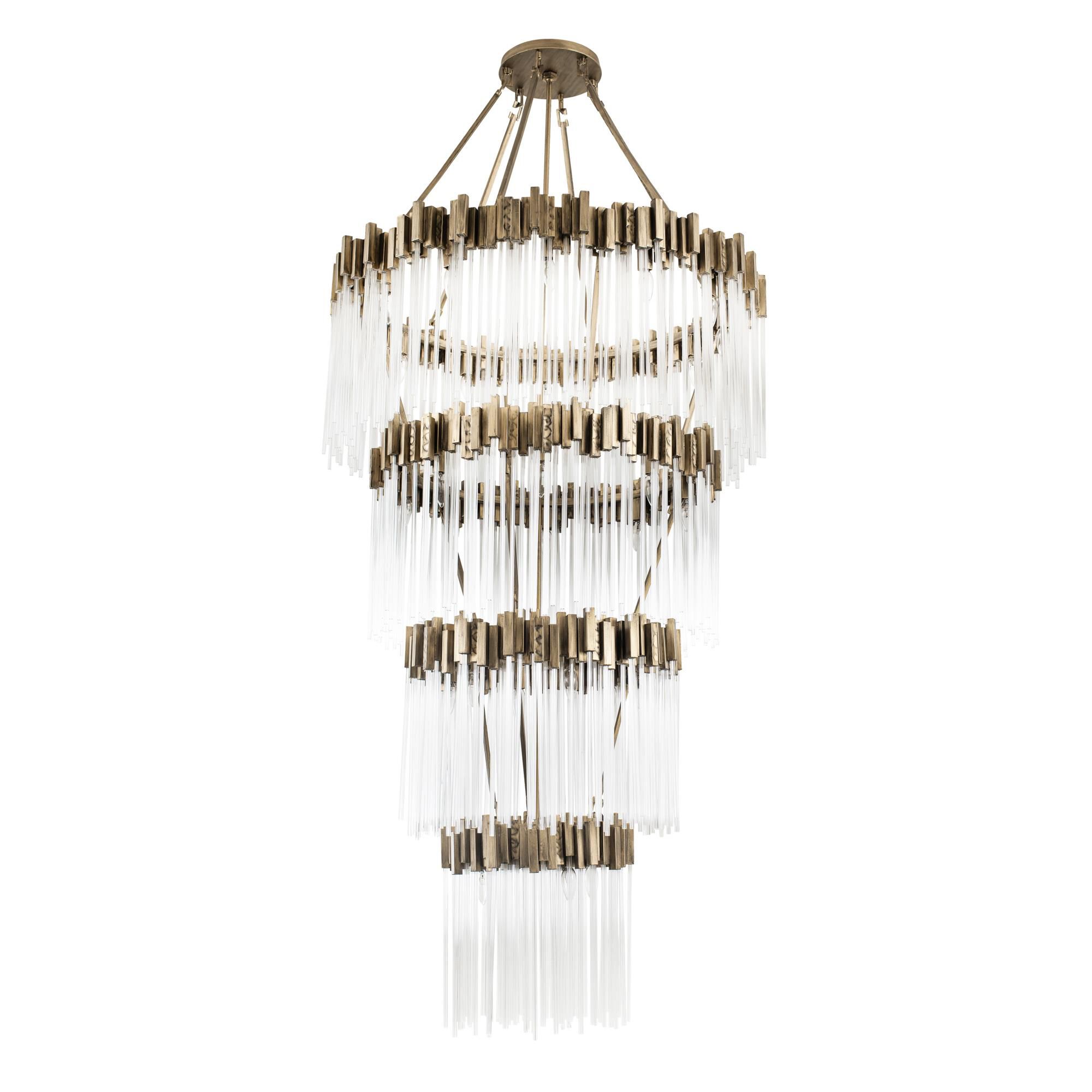 Shown in Havana Gold finish and Clear glass