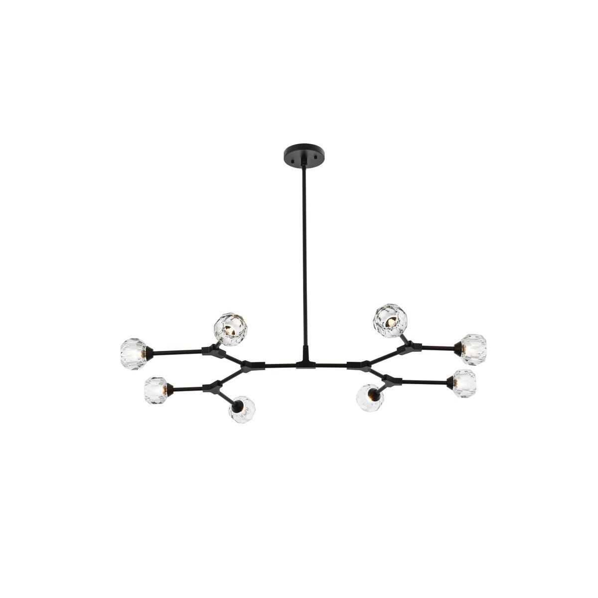 Zayne 45 Inch LED Large Pendant by Elegant Lighting