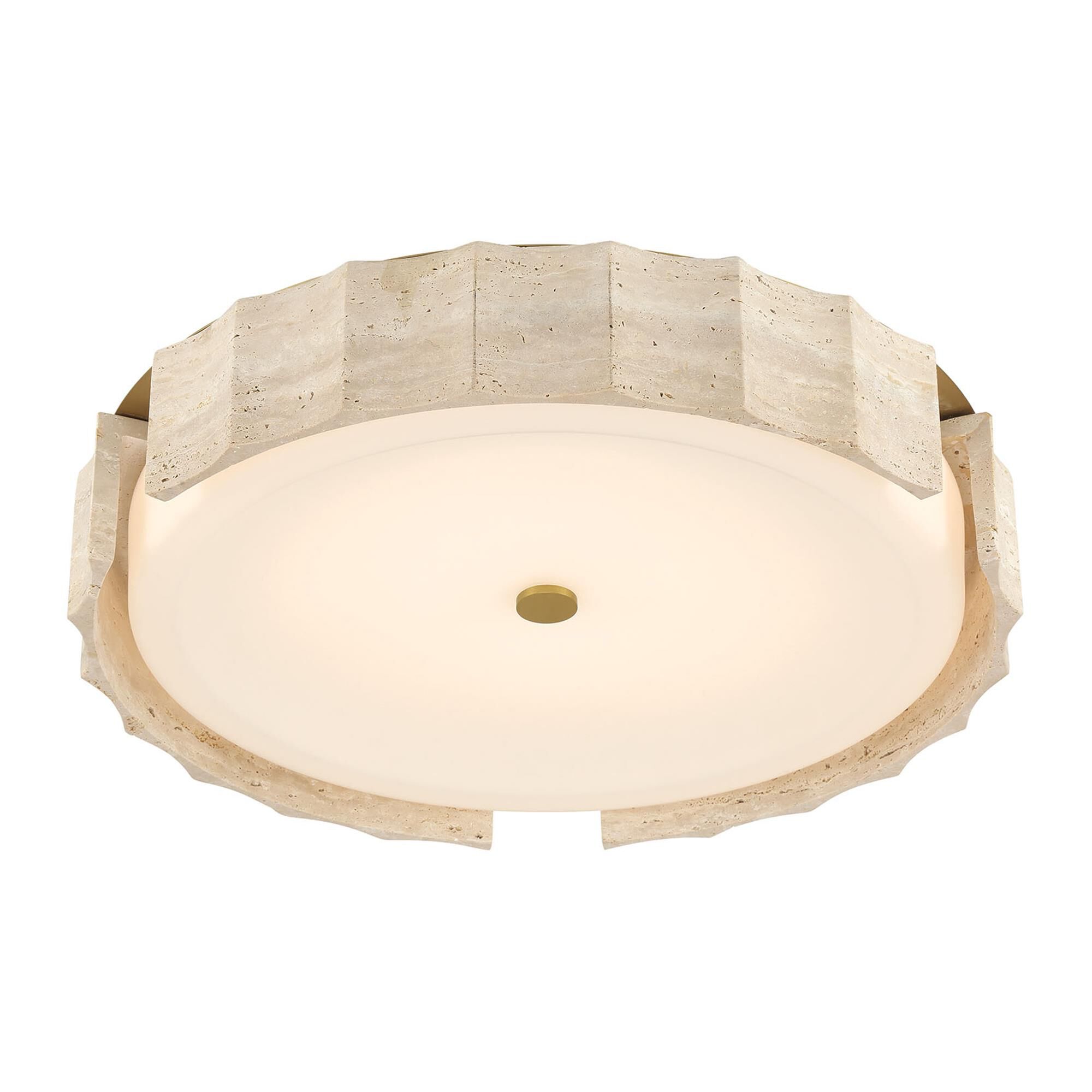 Shown in Gold finish and Opal Etched glass