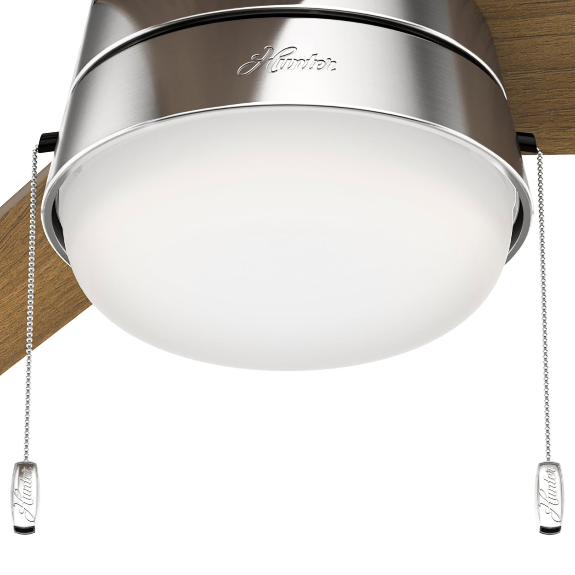 Shown in Brushed Nickel finish and Painted Cased White glass