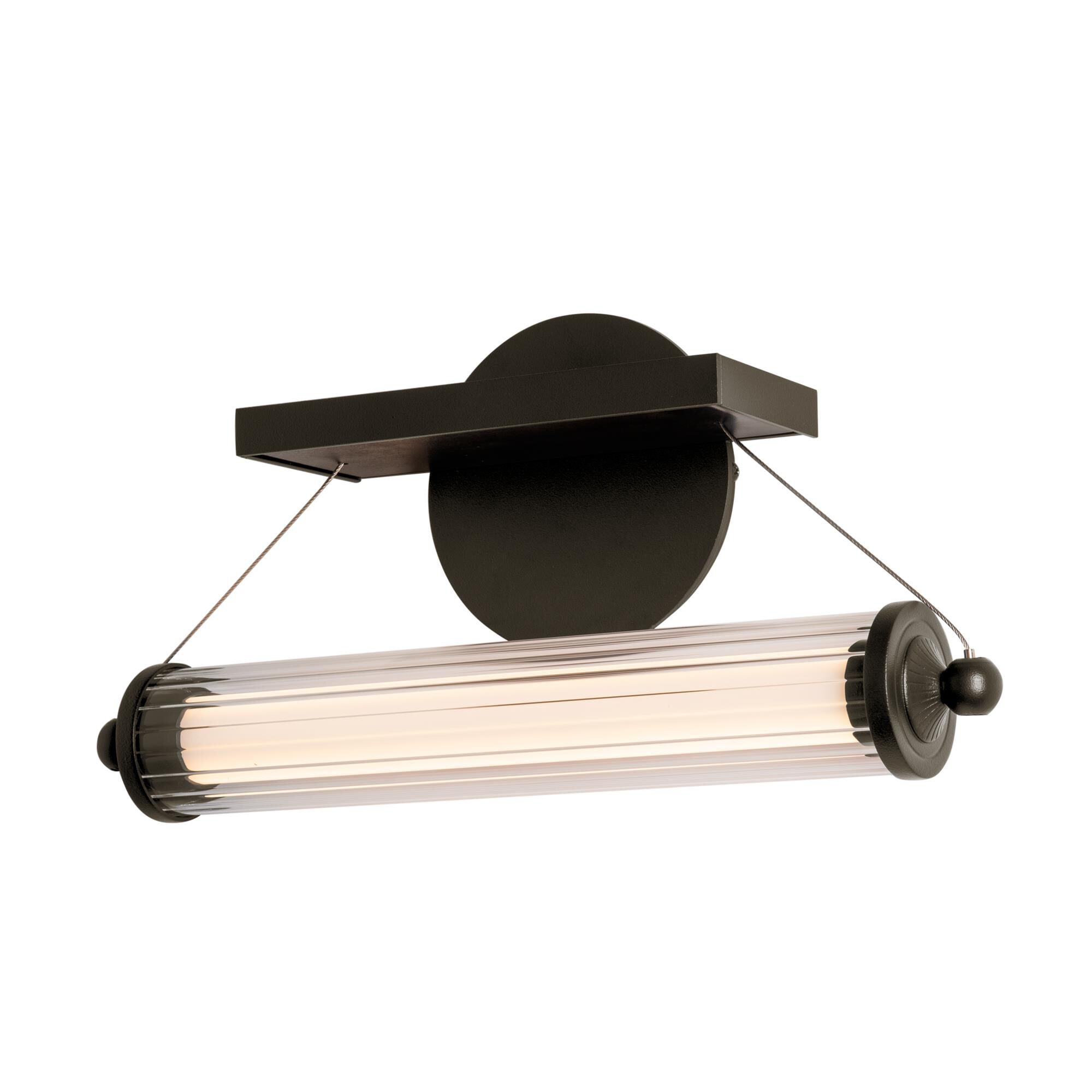 Shown in Oil Rubbed Bronze finish and Clear glass and Wood Black (Wb) accent