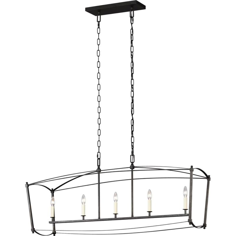Sean Lavin Thayer Medium Linear Chandelier by Visual Comfort Studio