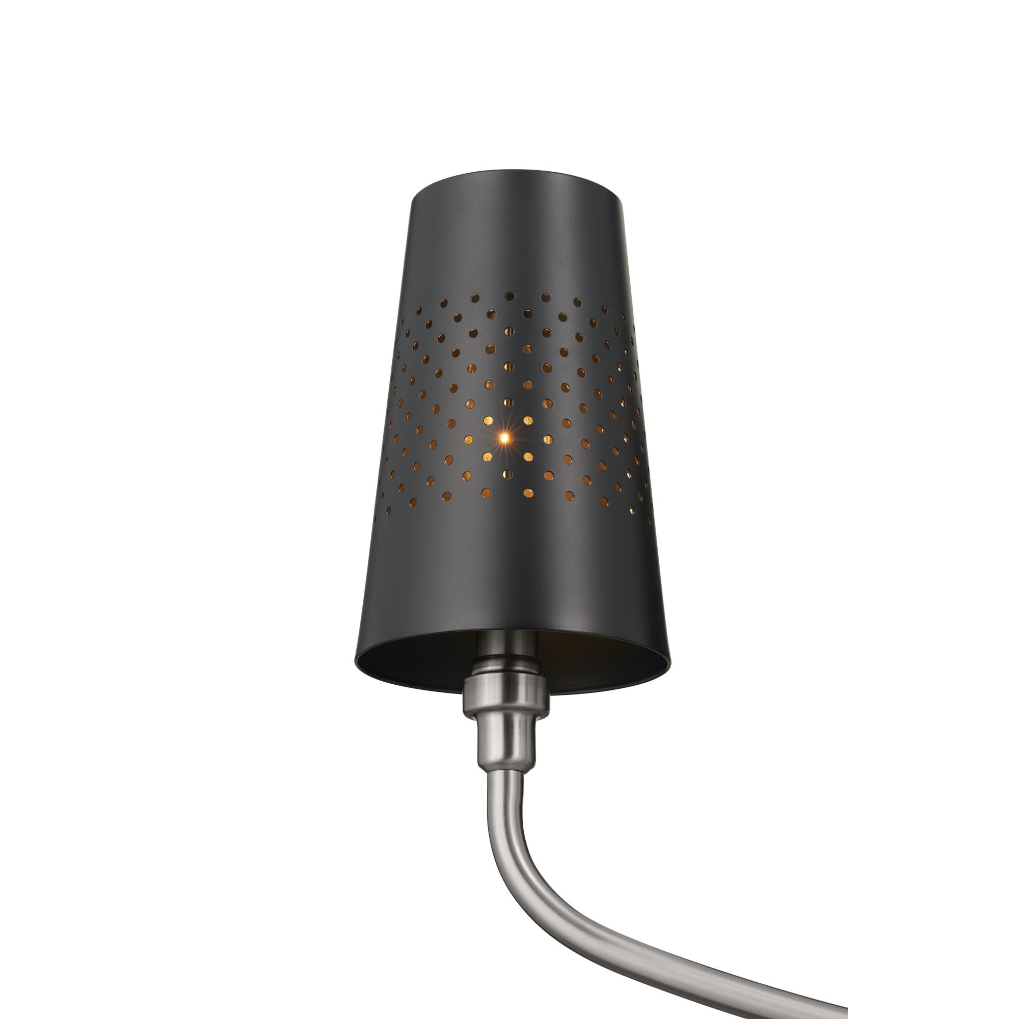 Shown in Classic Pewter finish and Metal and Bell shade