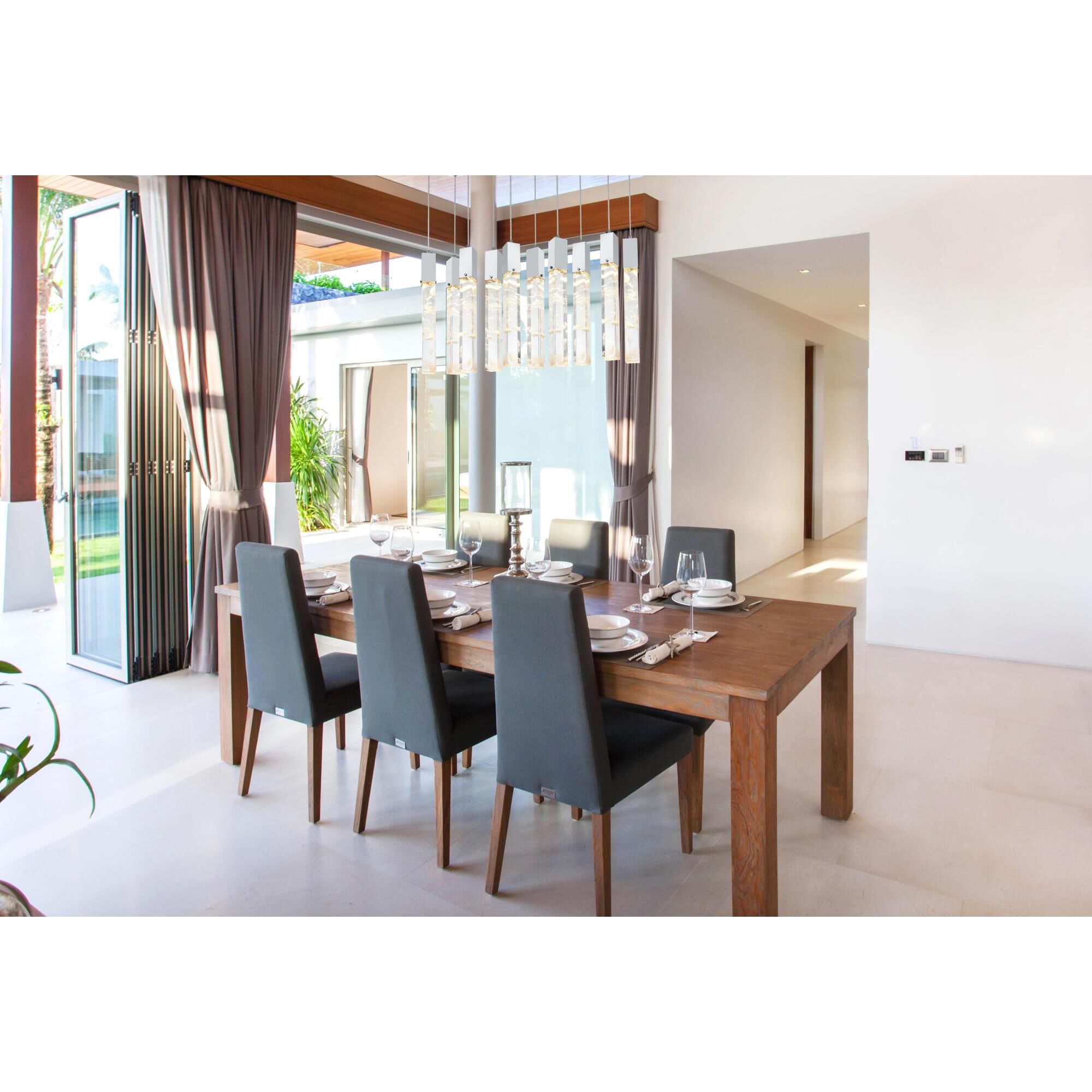 Aurora 42 Inch Linear Suspension Light by Elegant Lighting