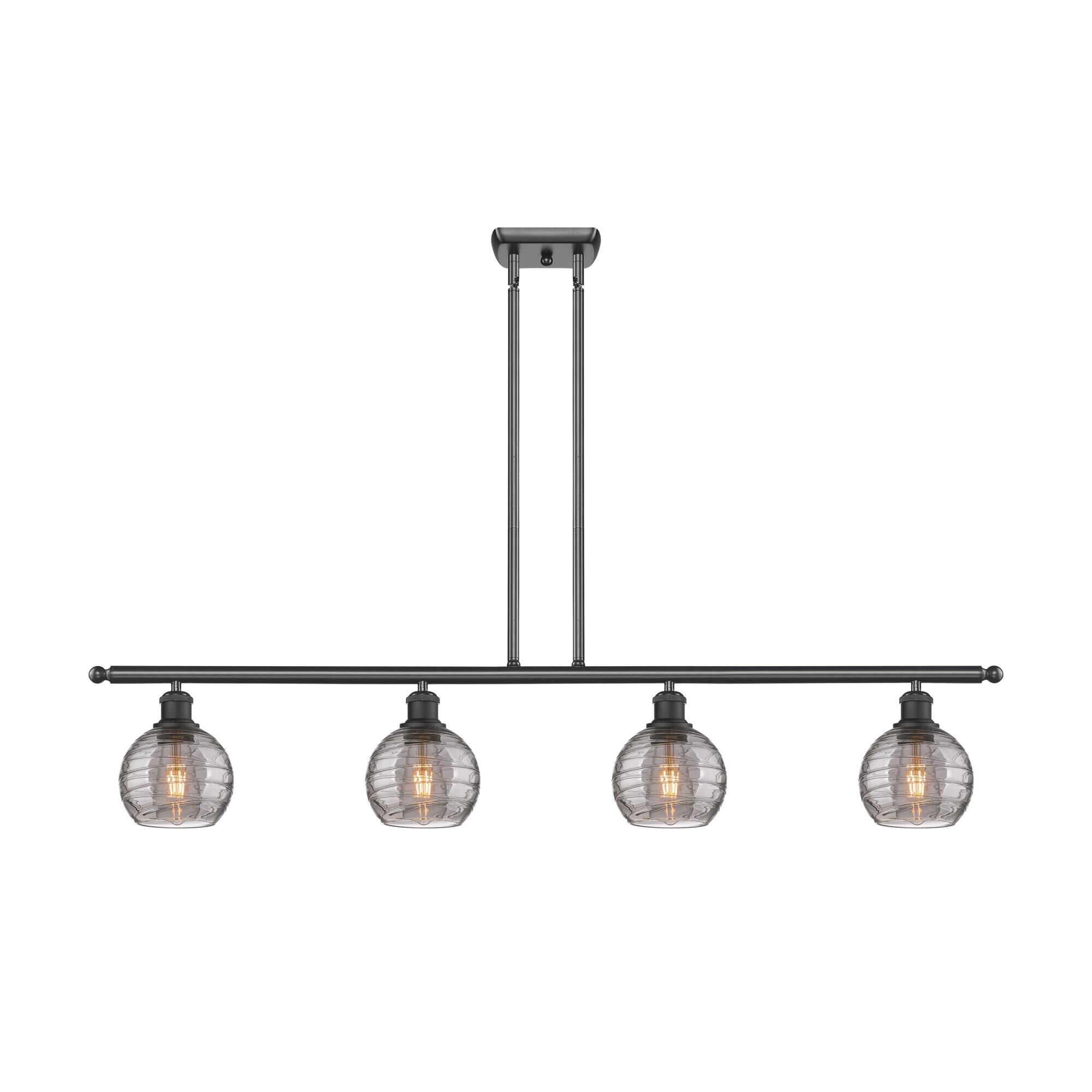 Bruno Marashlian Athens Deco Swirl 48 Inch Linear Suspension Light by Innovations Lighting