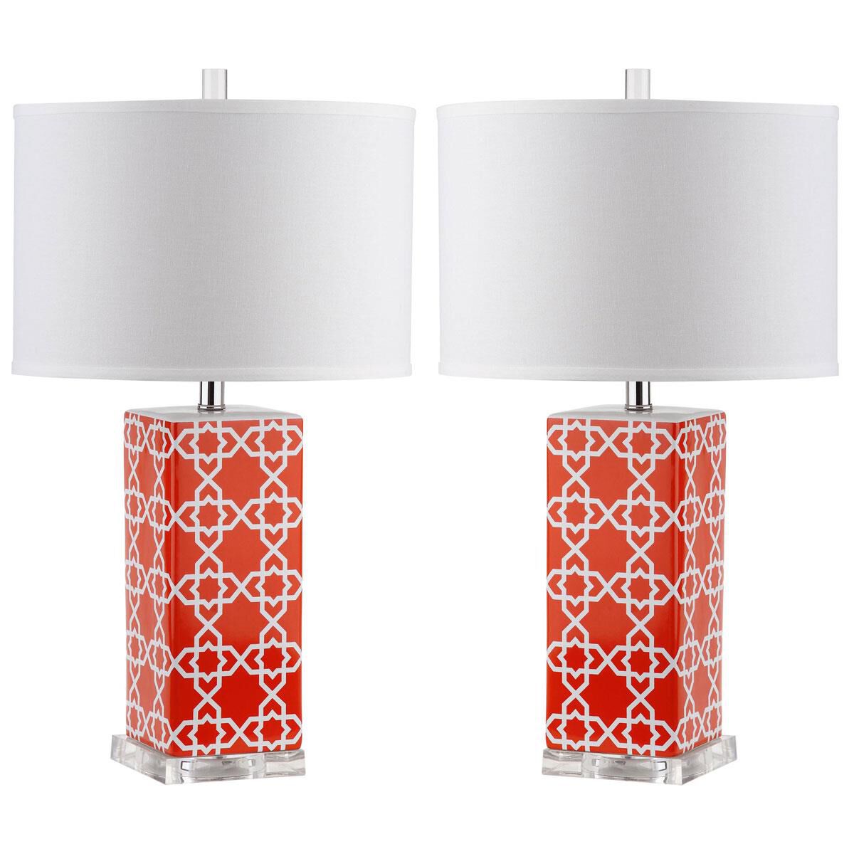 Quatrefoil 27 Inch Table Lamp by Safavieh