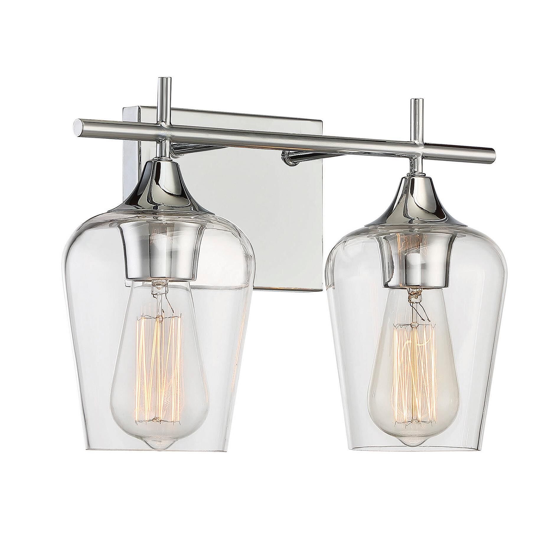 Octave 13 Inch 2 Light Bath Vanity Light by Savoy House