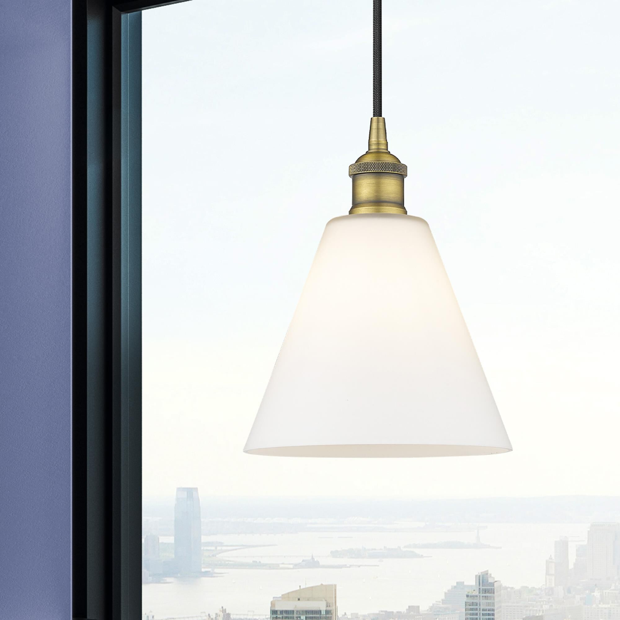 Innovations Lighting Bruno Marashlian Edison Cone 8 Inch Mini Pendant