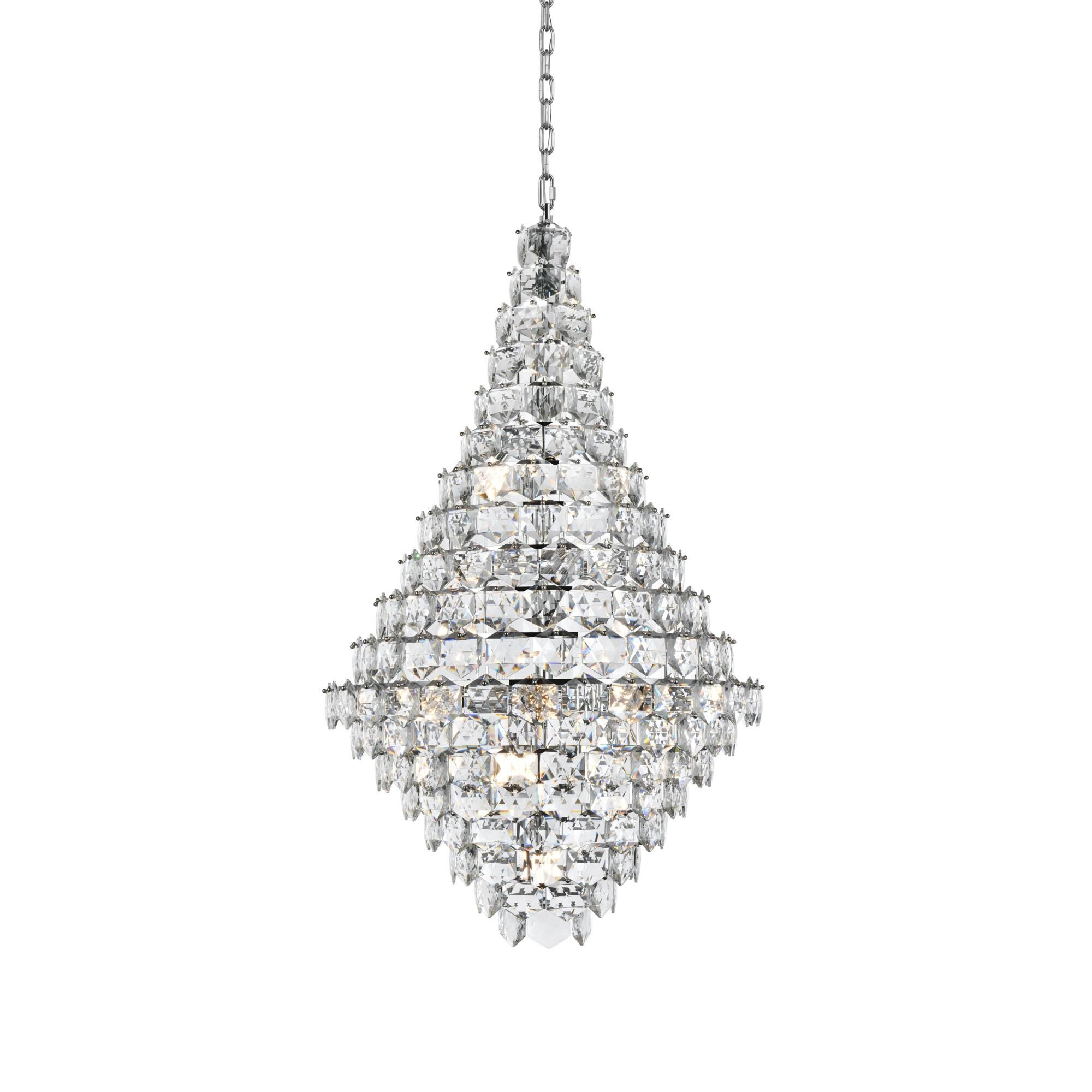 Adaline 36 Inch Chandelier by Elegant Lighting