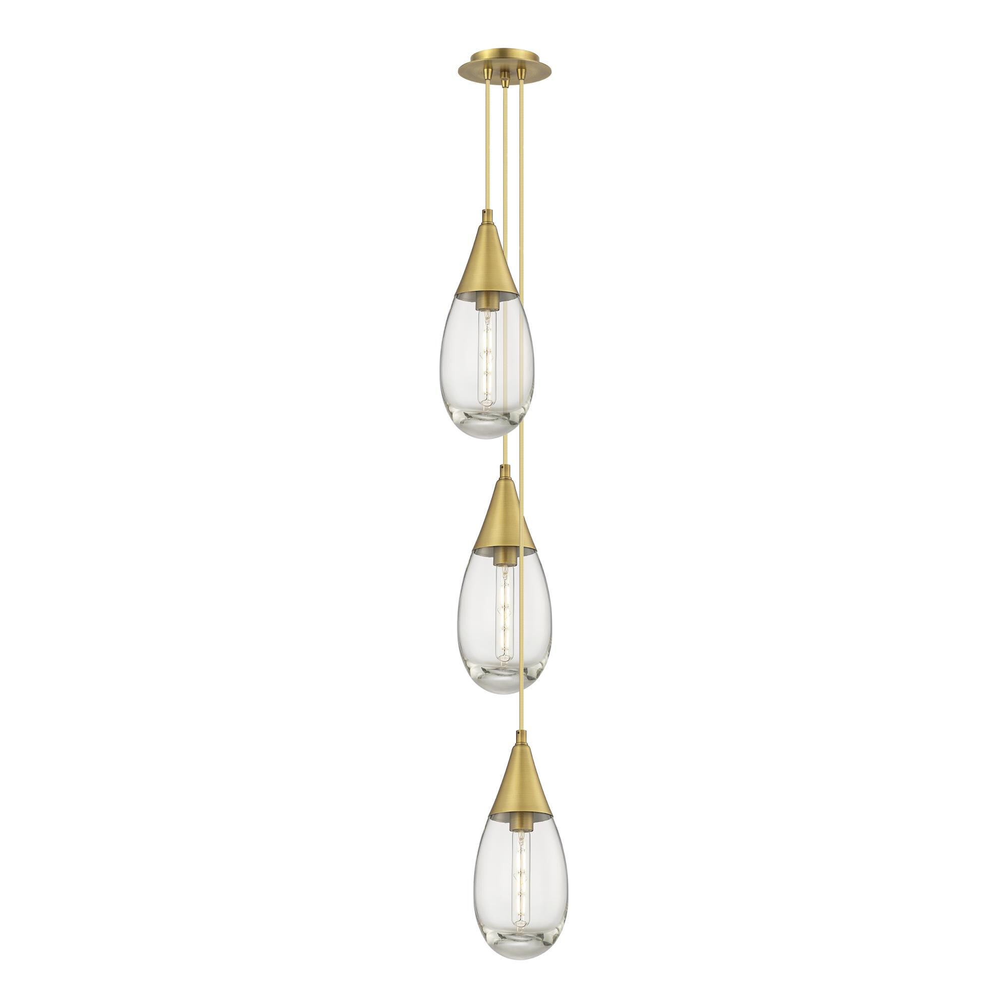 Bruno Marashlian Malone 8 Inch 3 Light Multi Light Pendant by Innovations Lighting