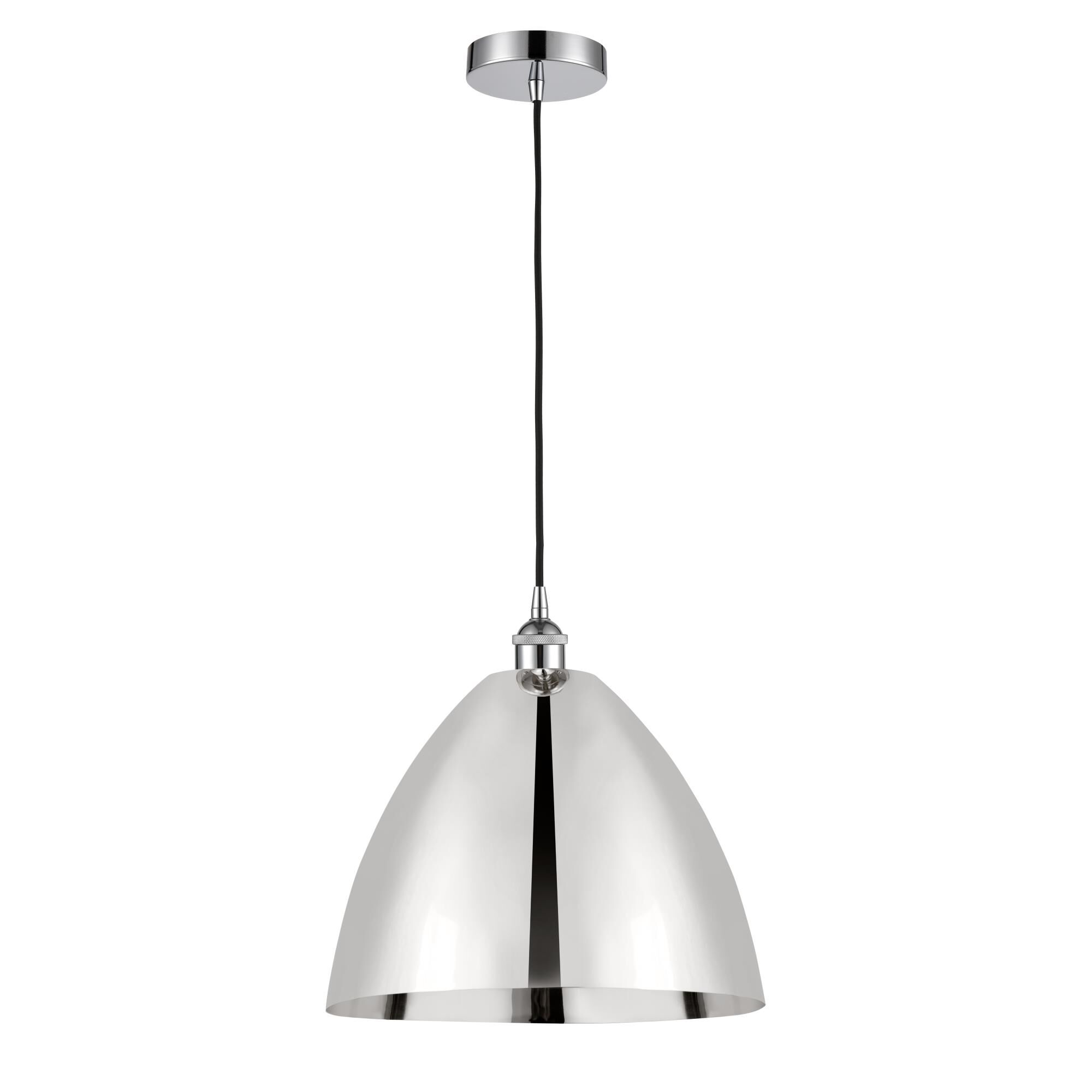 Shown in Polished Chrome finish and Polished Chrome Edison Dome shade
