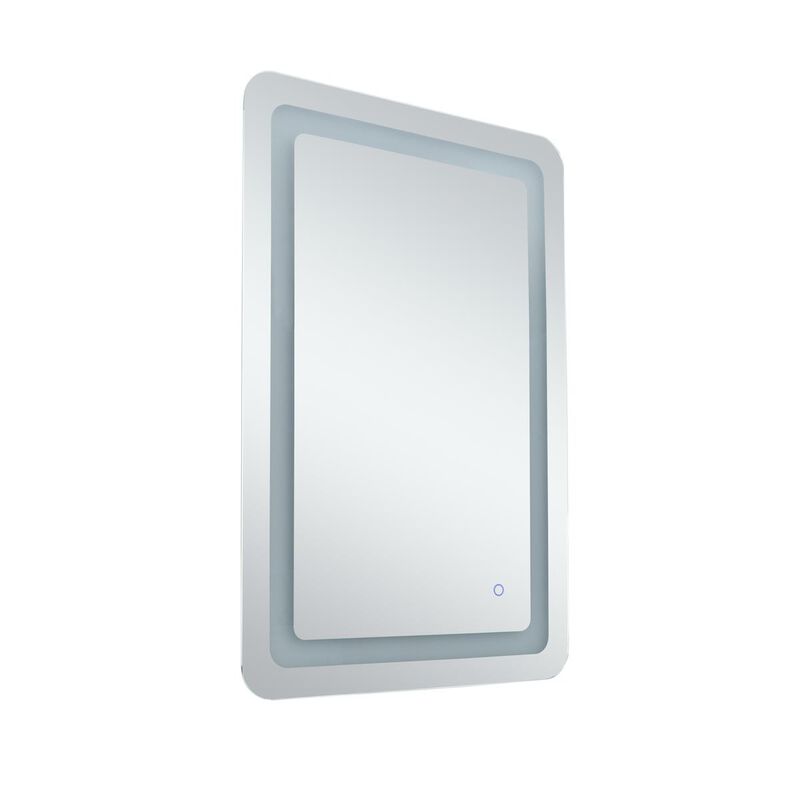 Genesis 30 Inch LED Lighted Mirror by Elegant Decor
