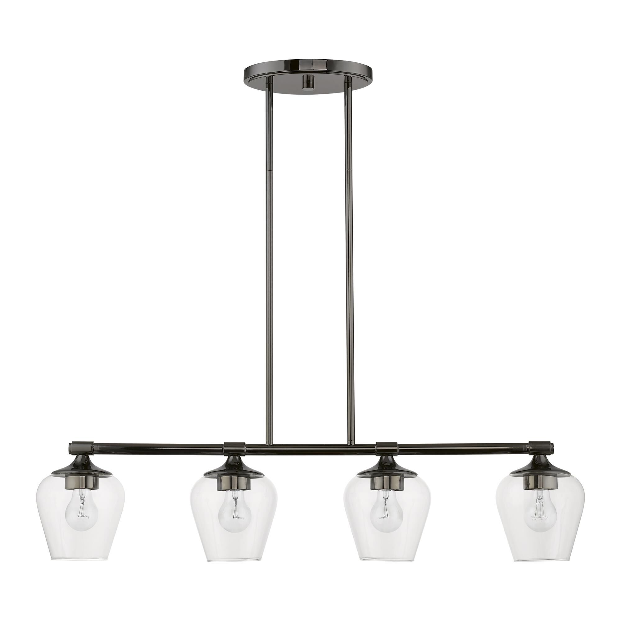 Willow 35 Inch 4 Light Linear Suspension Light by Livex Lighting