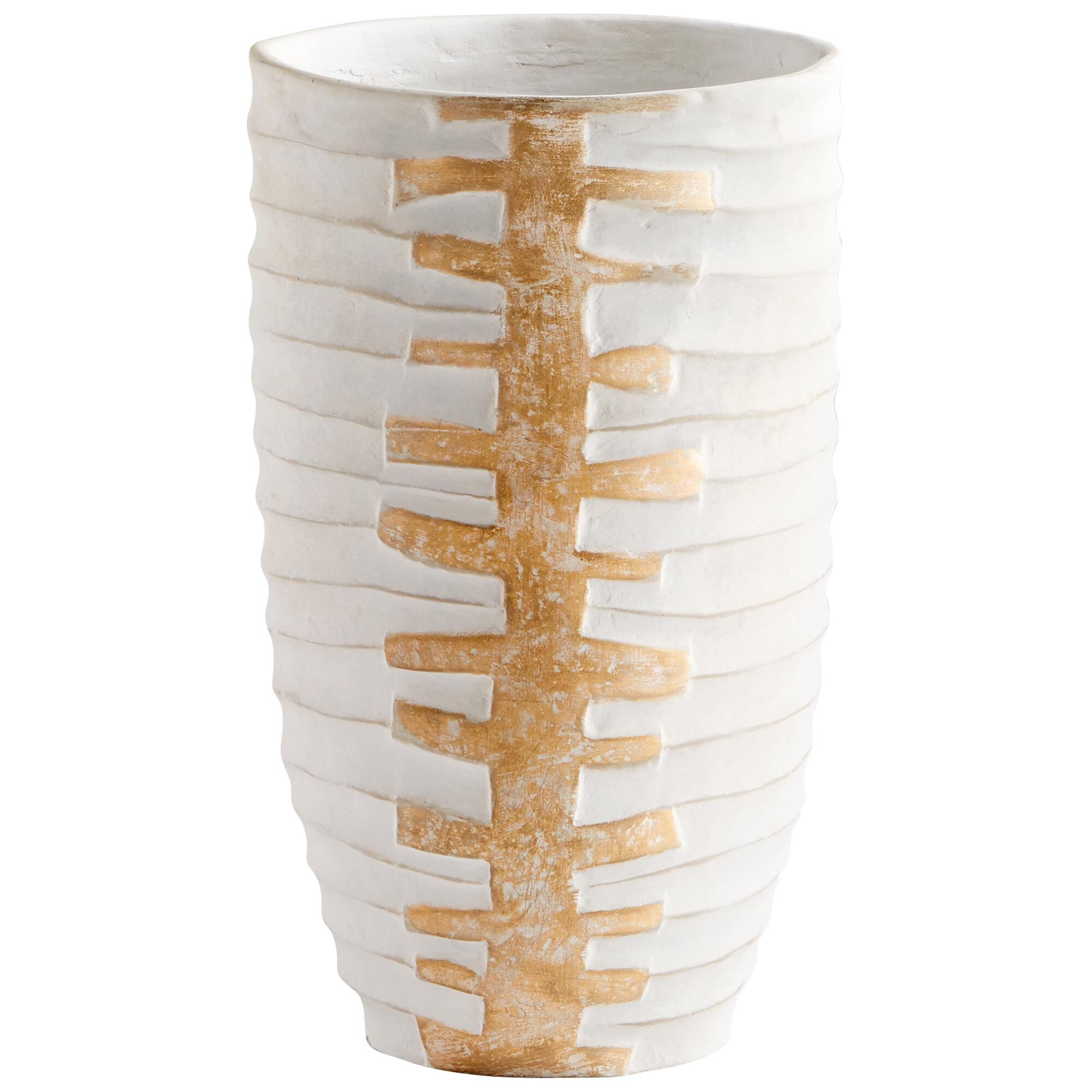 Shown in White And Gold finish