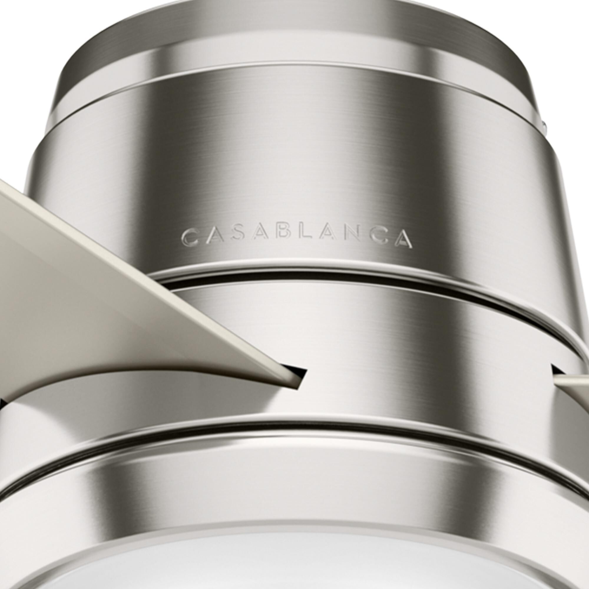 Shown in Brushed Nickel finish and Cased White glass and Lk005 accent