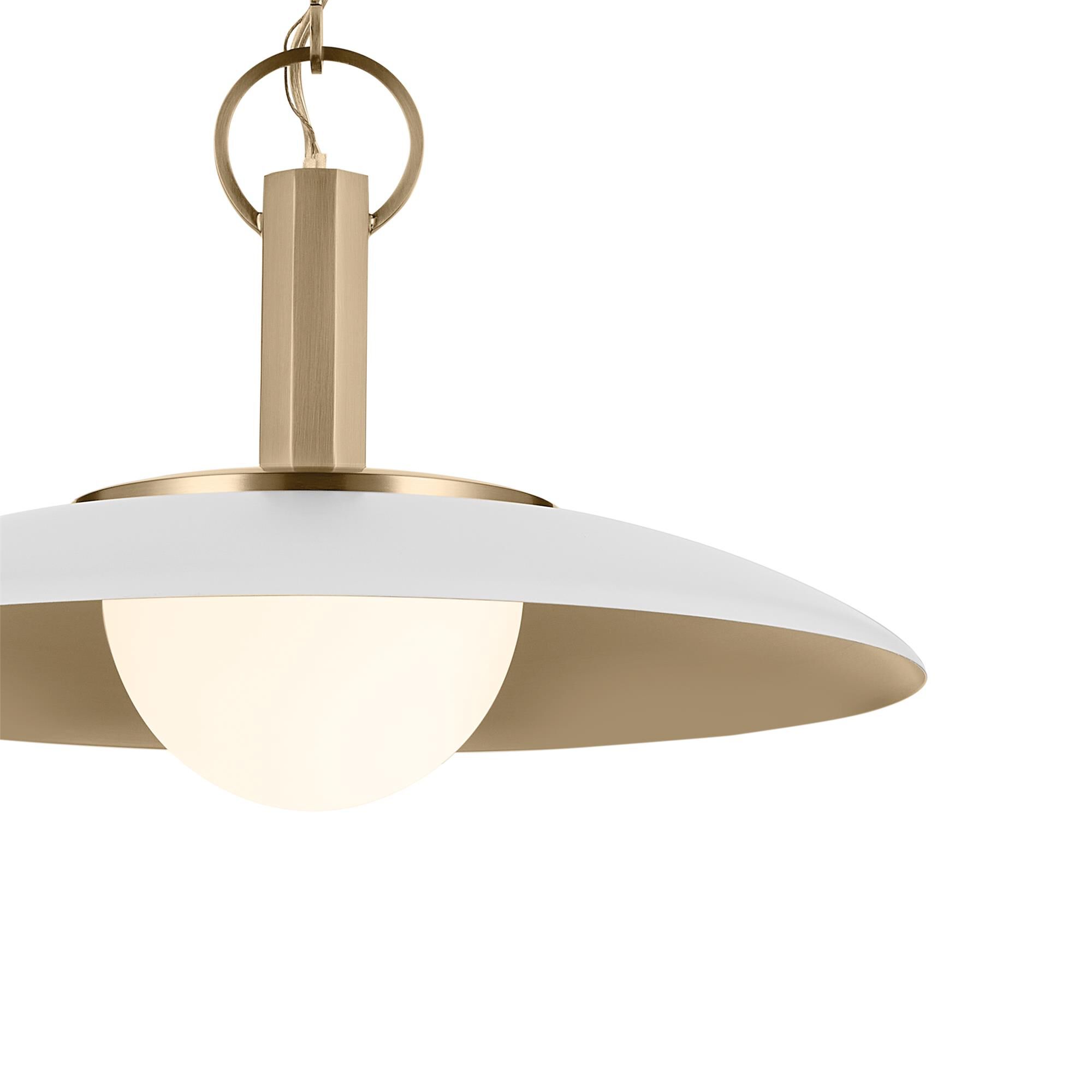 Shown in White finish