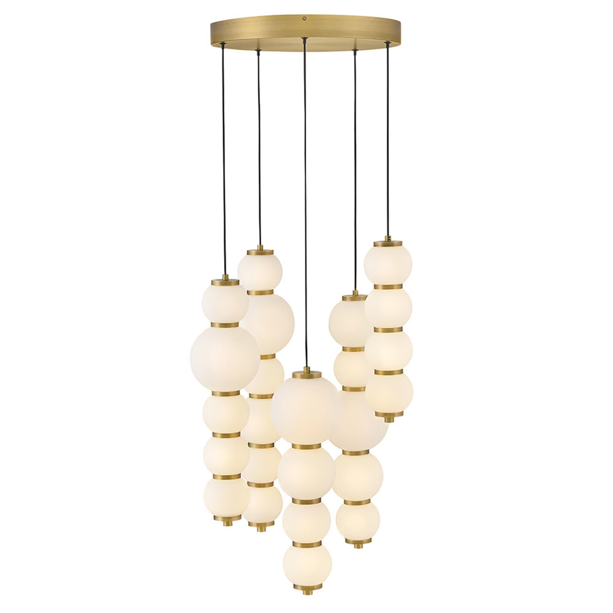 Trigo 20 Inch Multi Light Pendant,
